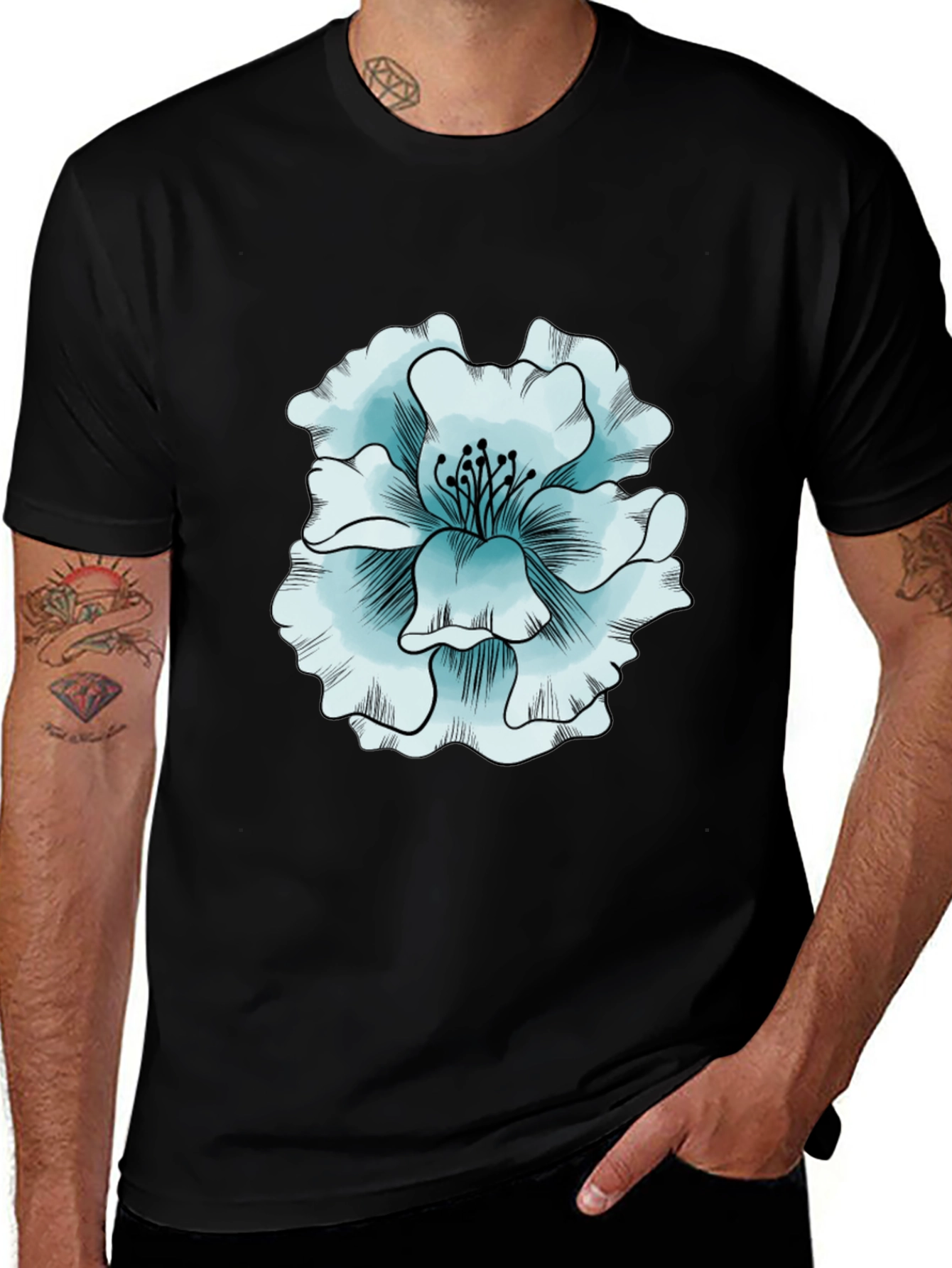 Floral Print Tee - Stylish & Comfortable