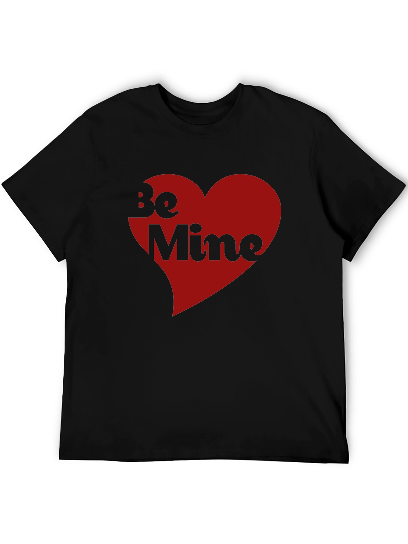 Be Mine Heart Graphic Tee - Valentines Day Shirt