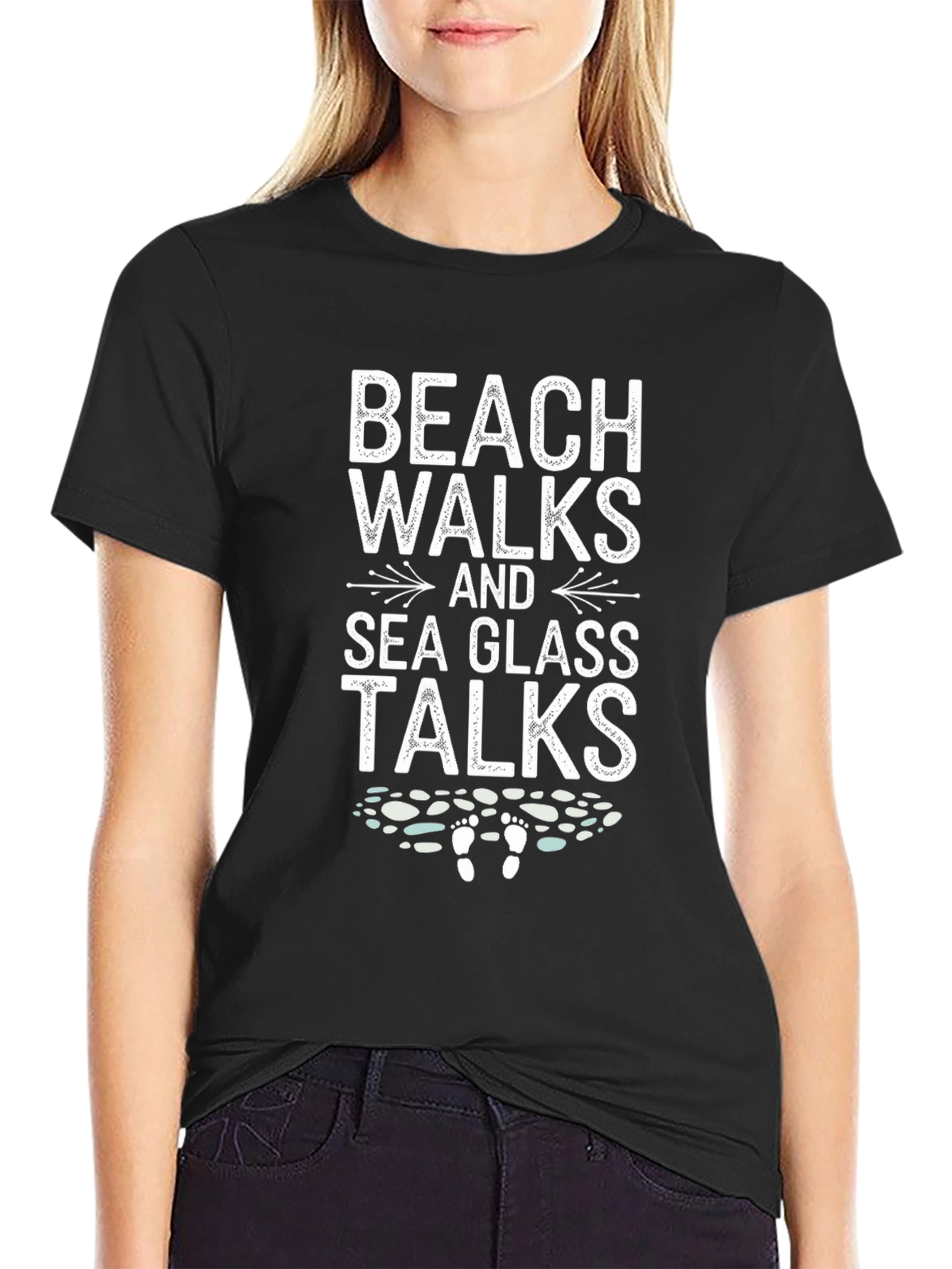 Beach Walks Sea Glass Talks T-Shirt