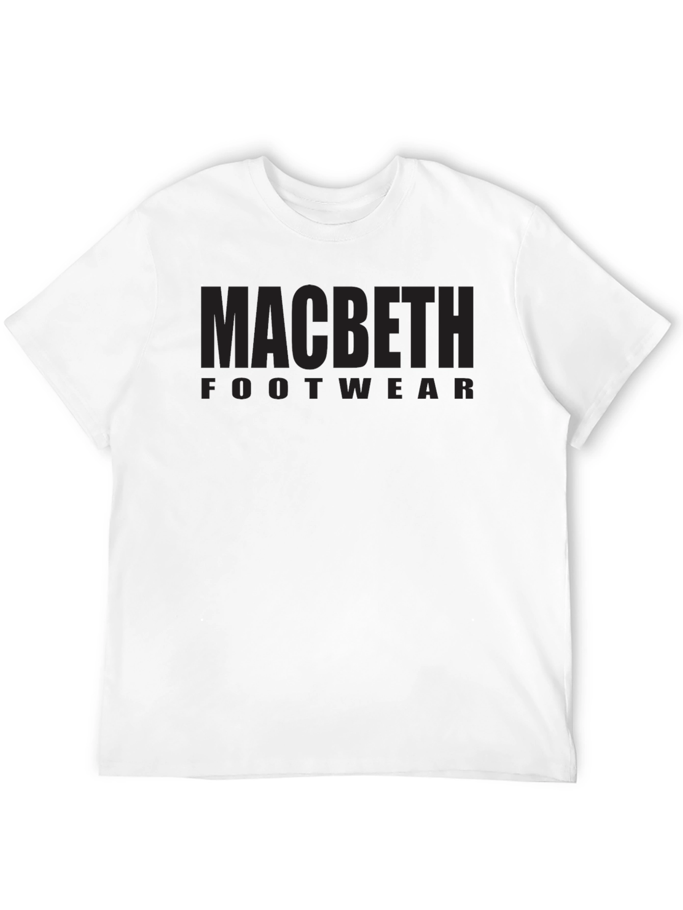 Macbeth Footwear Graphic Black T-Shirt