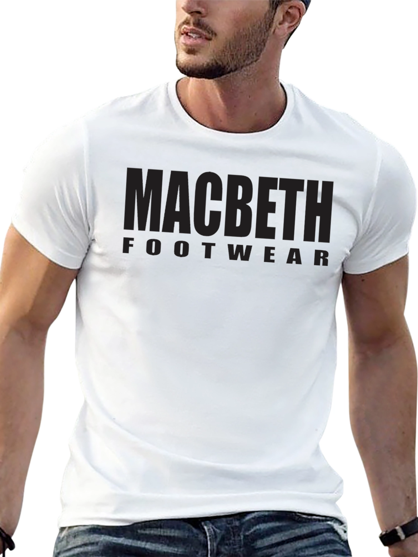 Macbeth Footwear Graphic Black T-Shirt