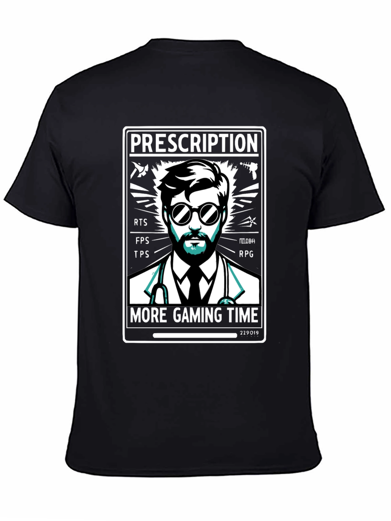 Prescription Gaming T-Shirt - Gamer Doctor Tee
