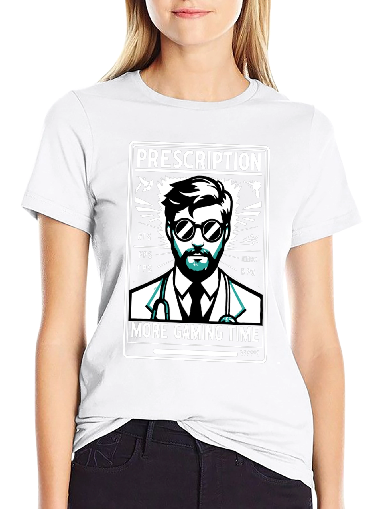 Prescription Gaming T-Shirt - Gamer Doctor Tee