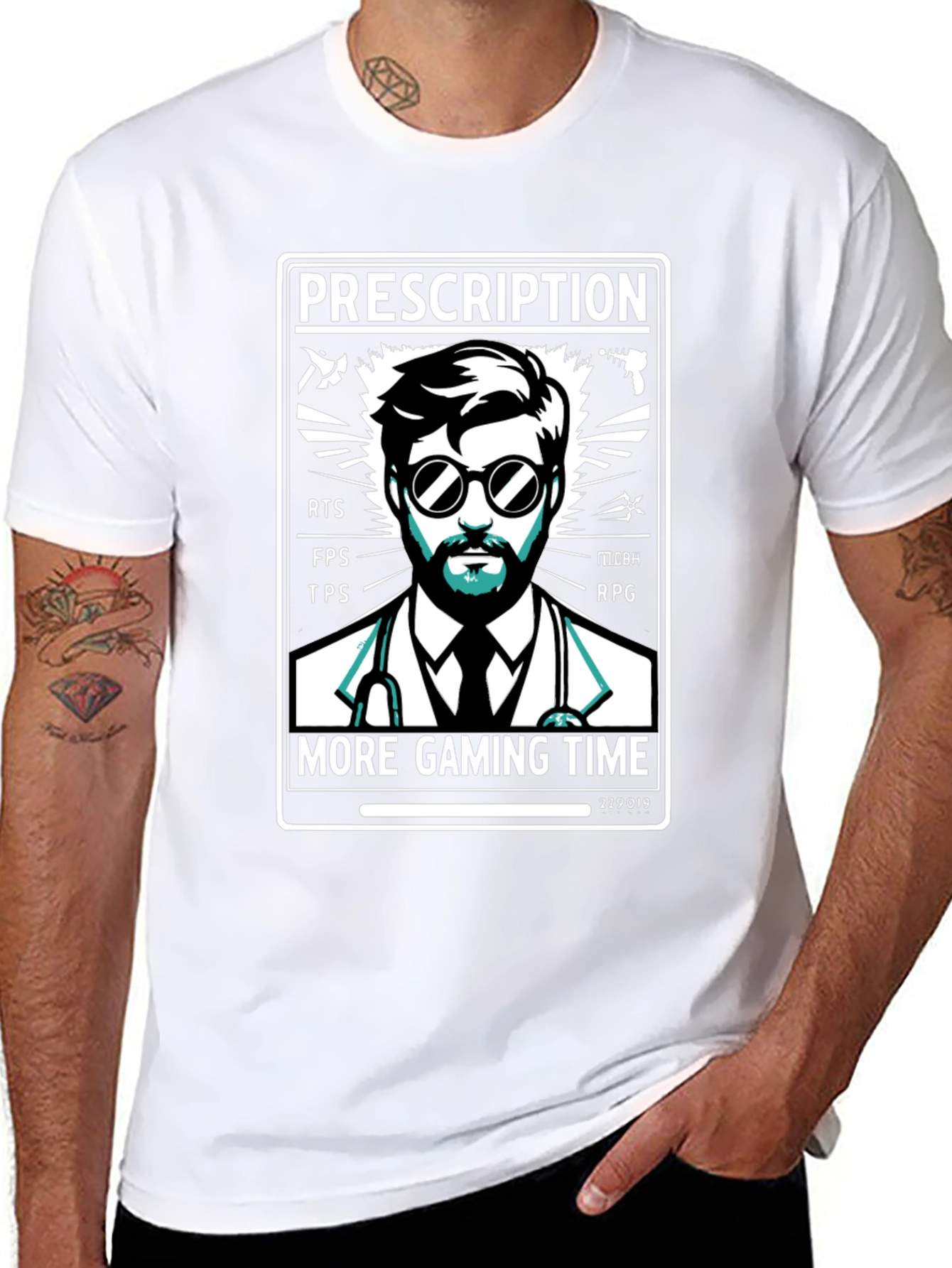 Prescription Gaming T-Shirt - Gamer Doctor Tee
