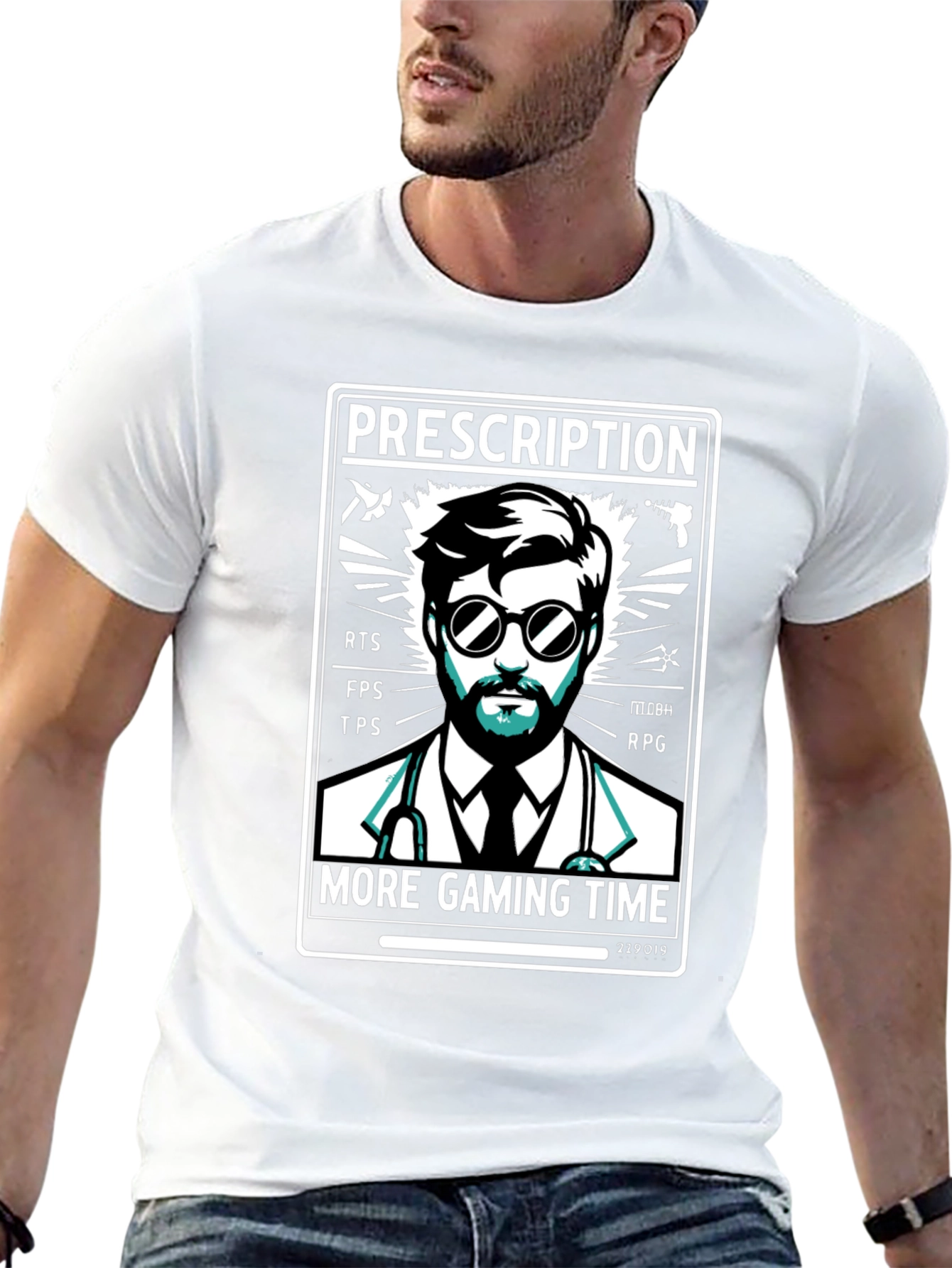 Prescription Gaming T-Shirt - Gamer Doctor Tee