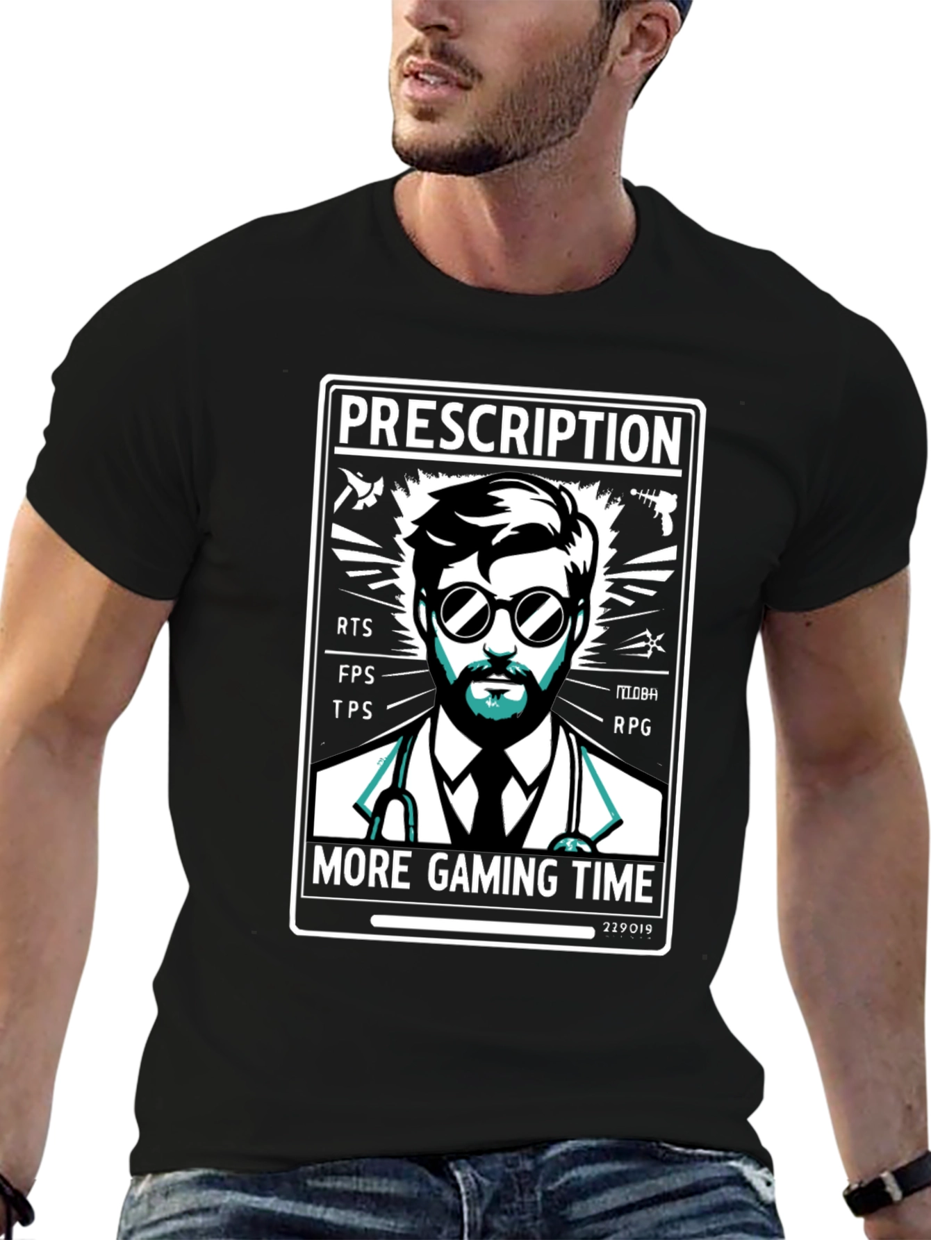 Prescription Gaming T-Shirt - Gamer Doctor Tee