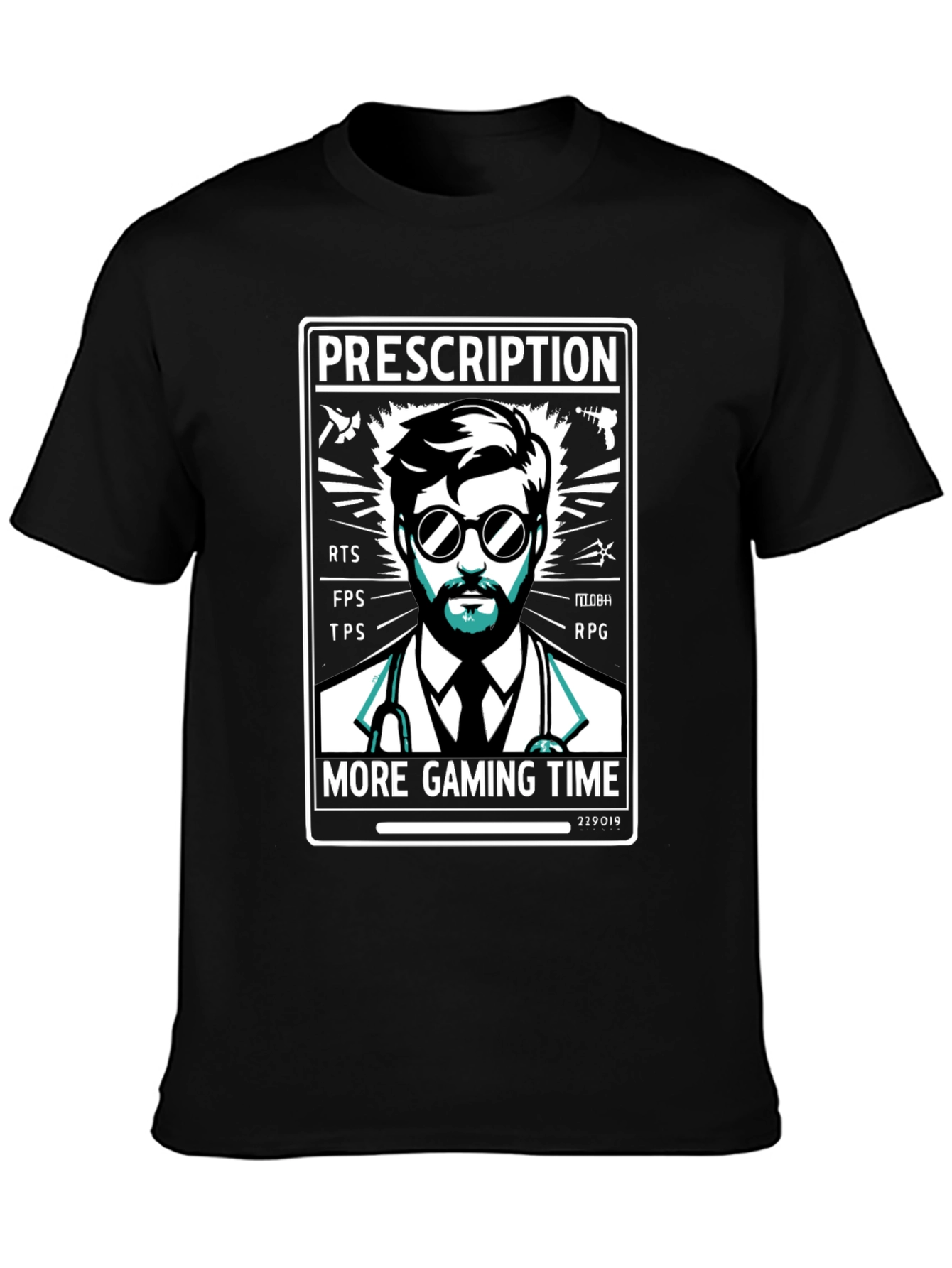 Prescription Gaming T-Shirt - Gamer Doctor Tee