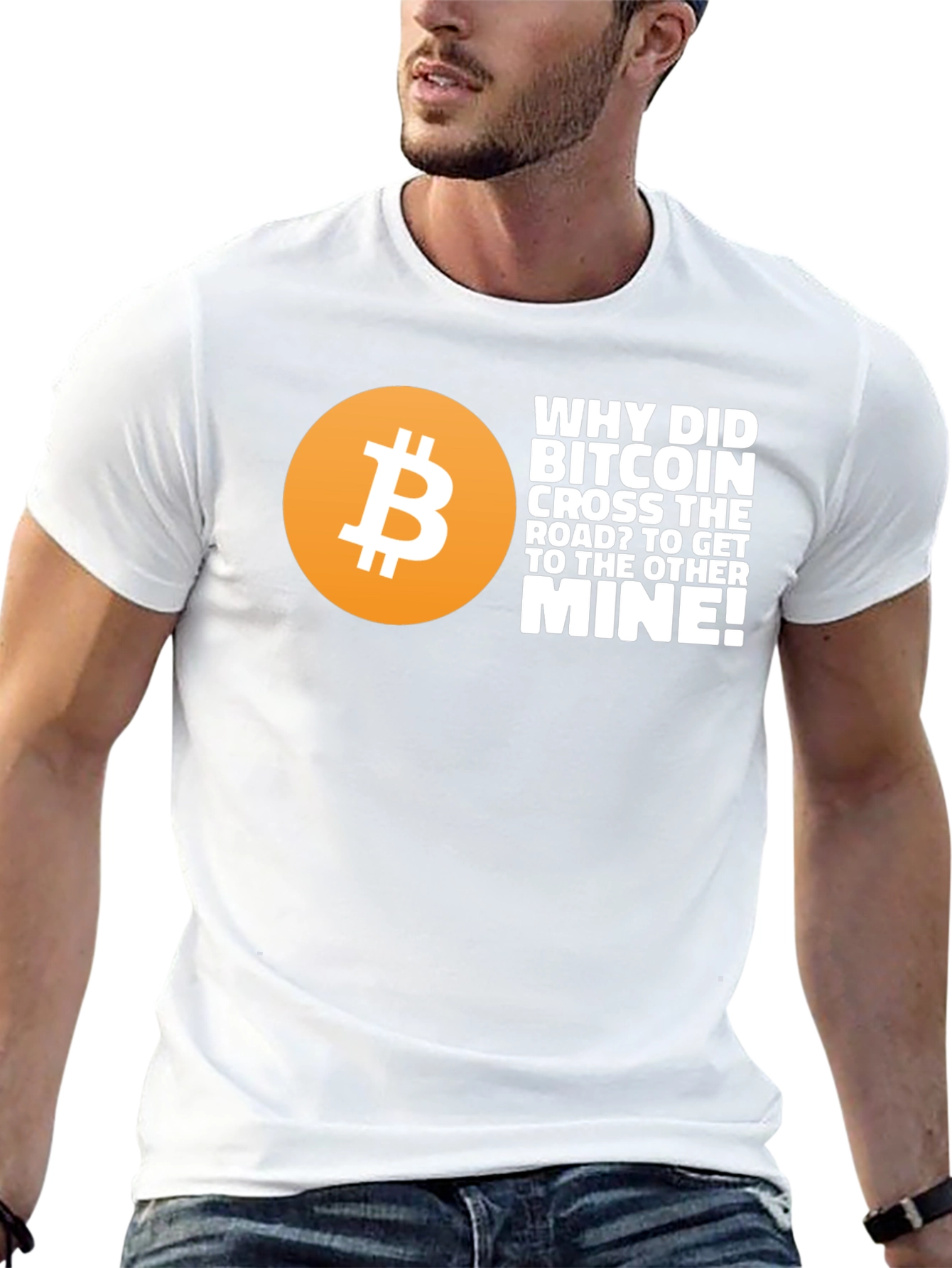 Bitcoin Joke T-Shirt - Crypto Pun Tee