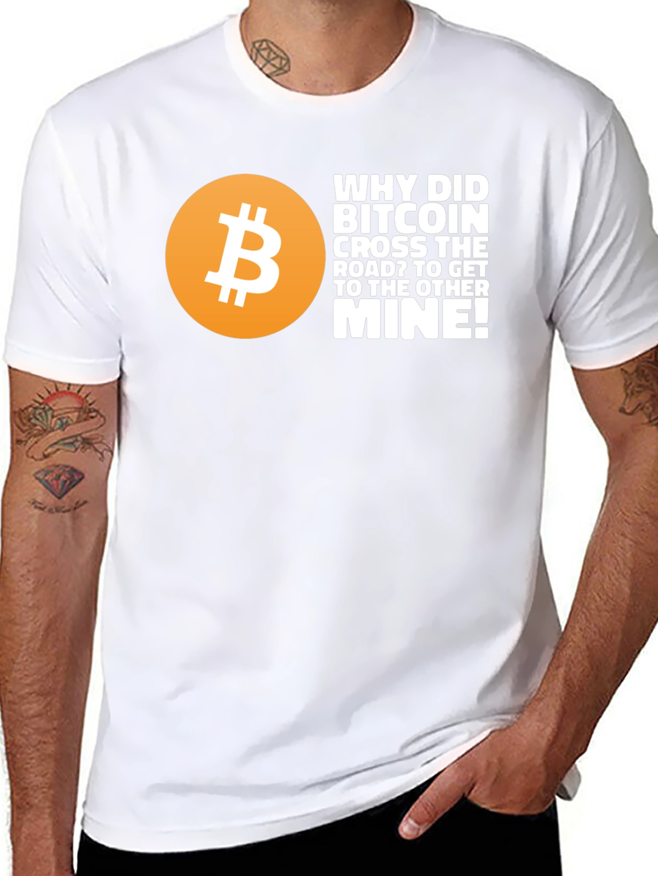 Bitcoin Joke T-Shirt - Crypto Pun Tee