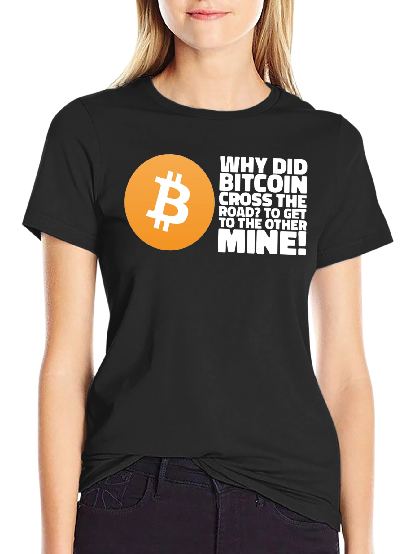 Bitcoin Joke T-Shirt - Crypto Pun Tee
