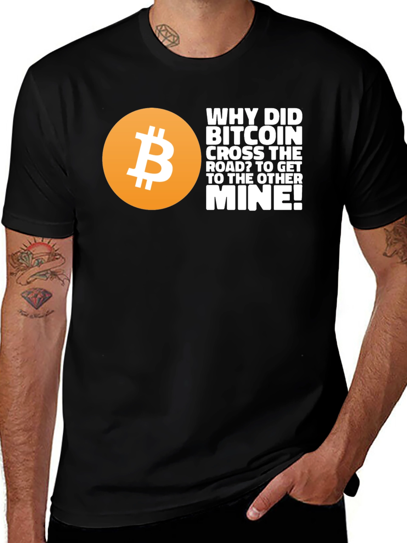 Bitcoin Joke T-Shirt - Crypto Pun Tee