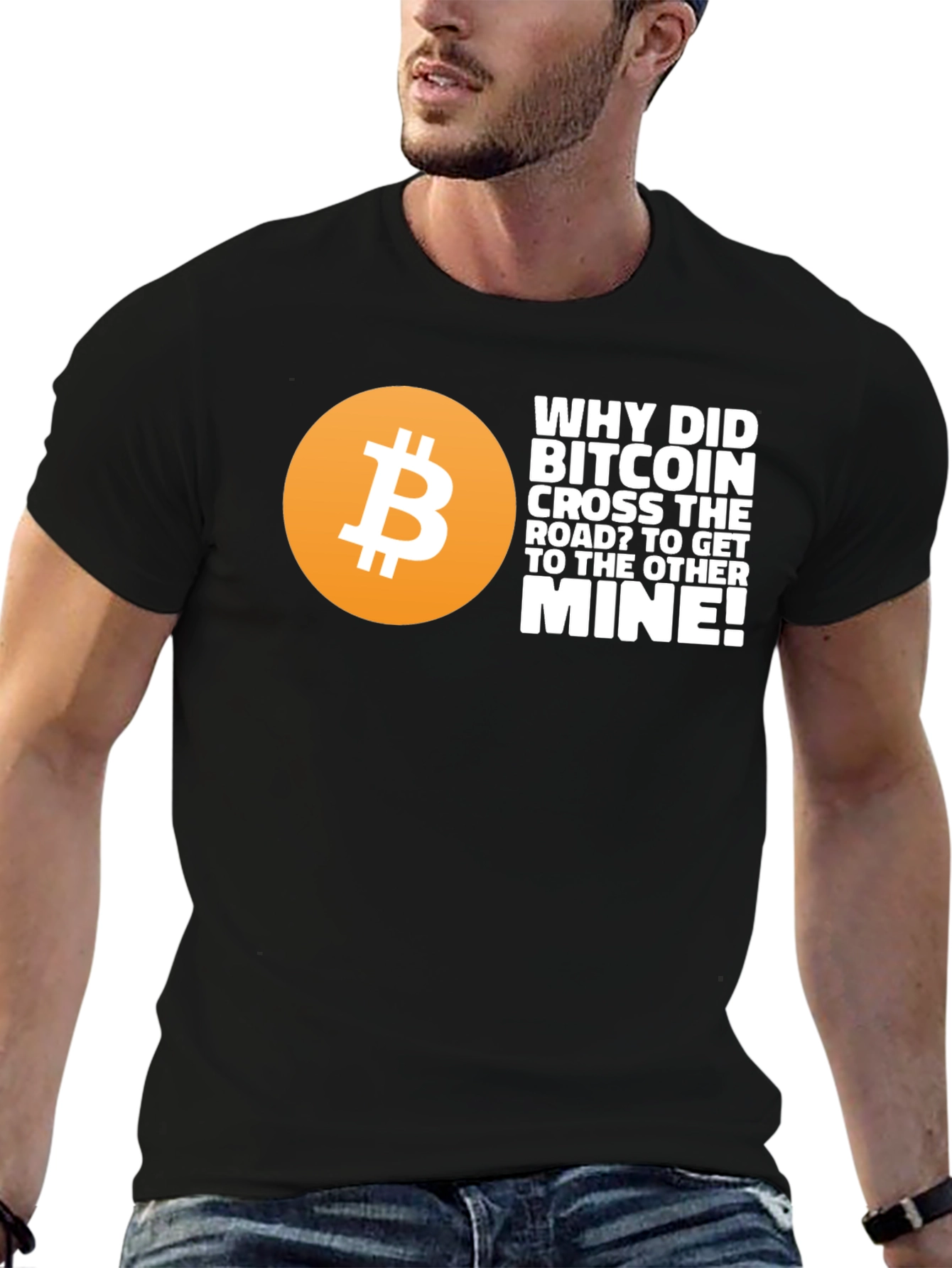 Bitcoin Joke T-Shirt - Crypto Pun Tee