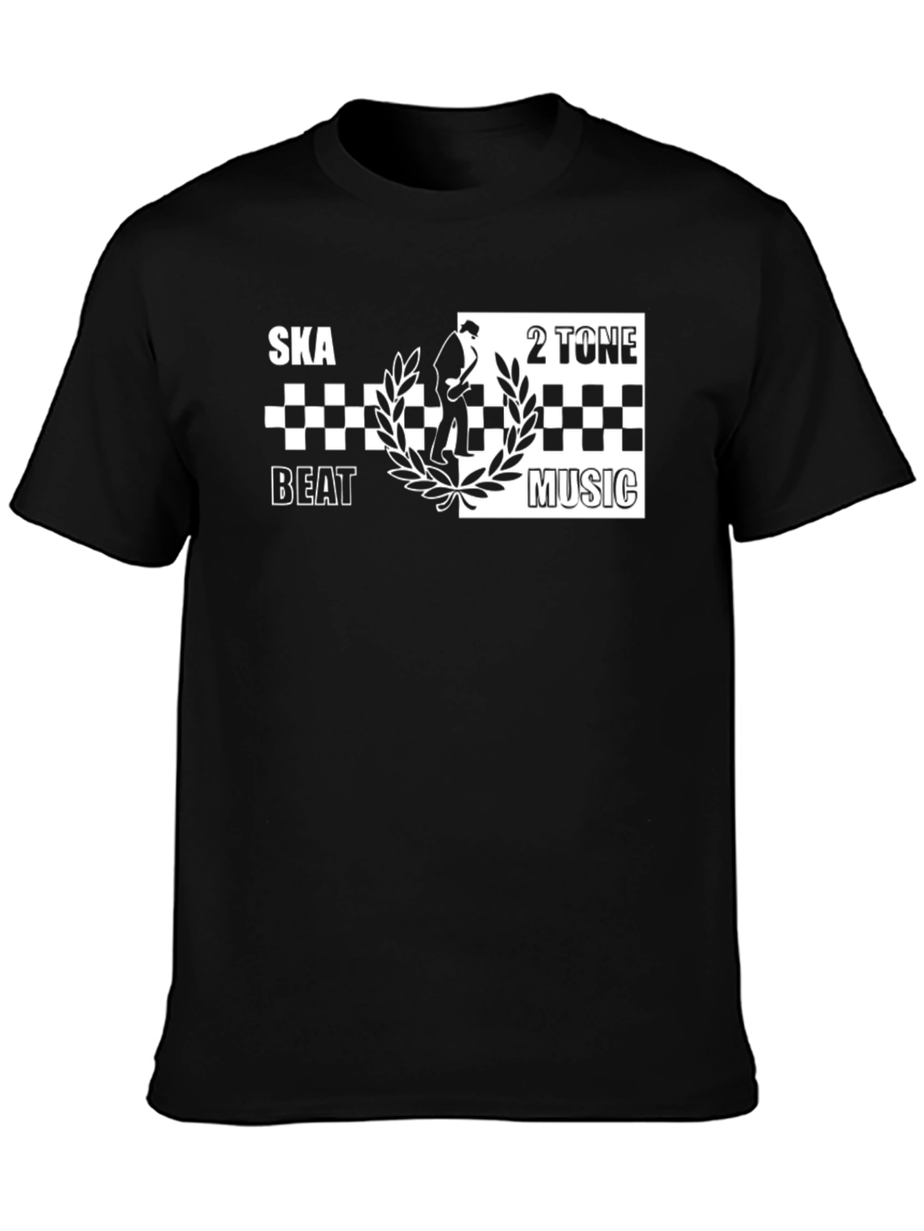 Ska Beat 2 Tone Music Graphic Tee