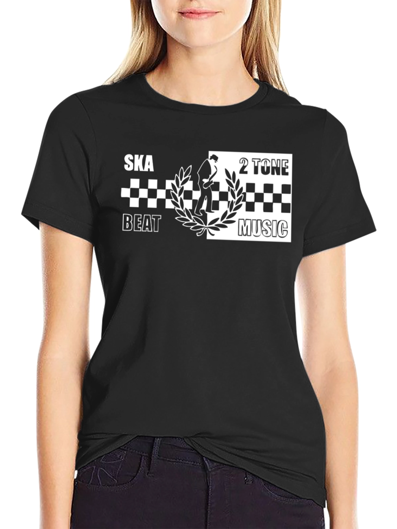 Ska Beat 2 Tone Music Graphic Tee