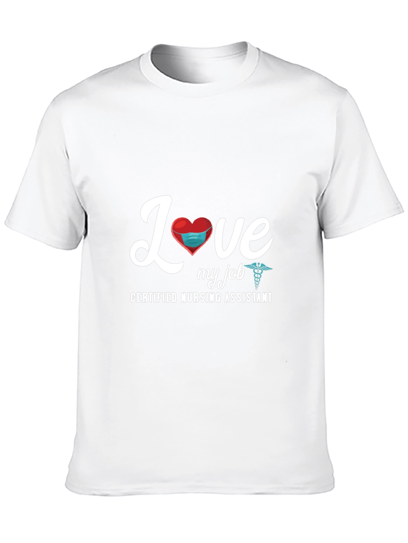 Love My Job Certified Nursing Assistant Black T-Shirt