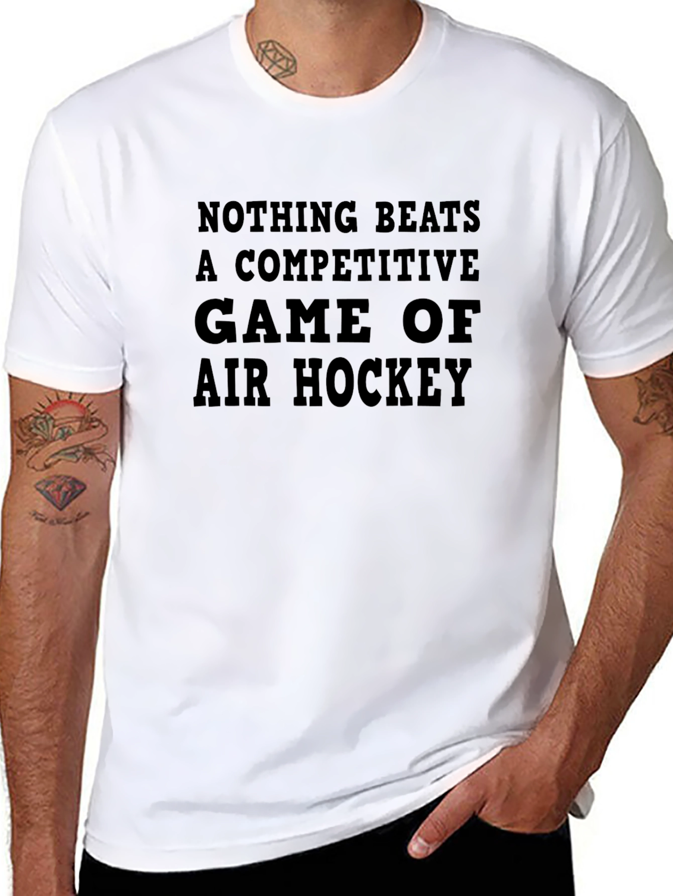 Air Hockey Fan T-Shirt - Competitive Game Tee