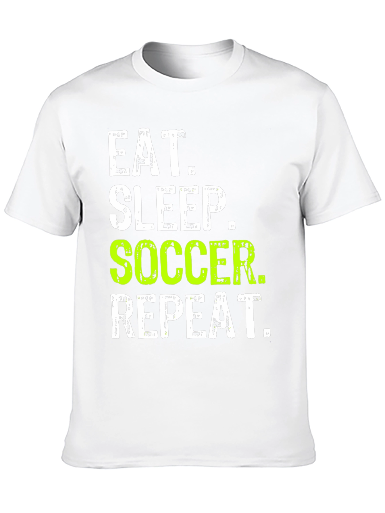 Eat Sleep Soccer Repeat Graphic Tee