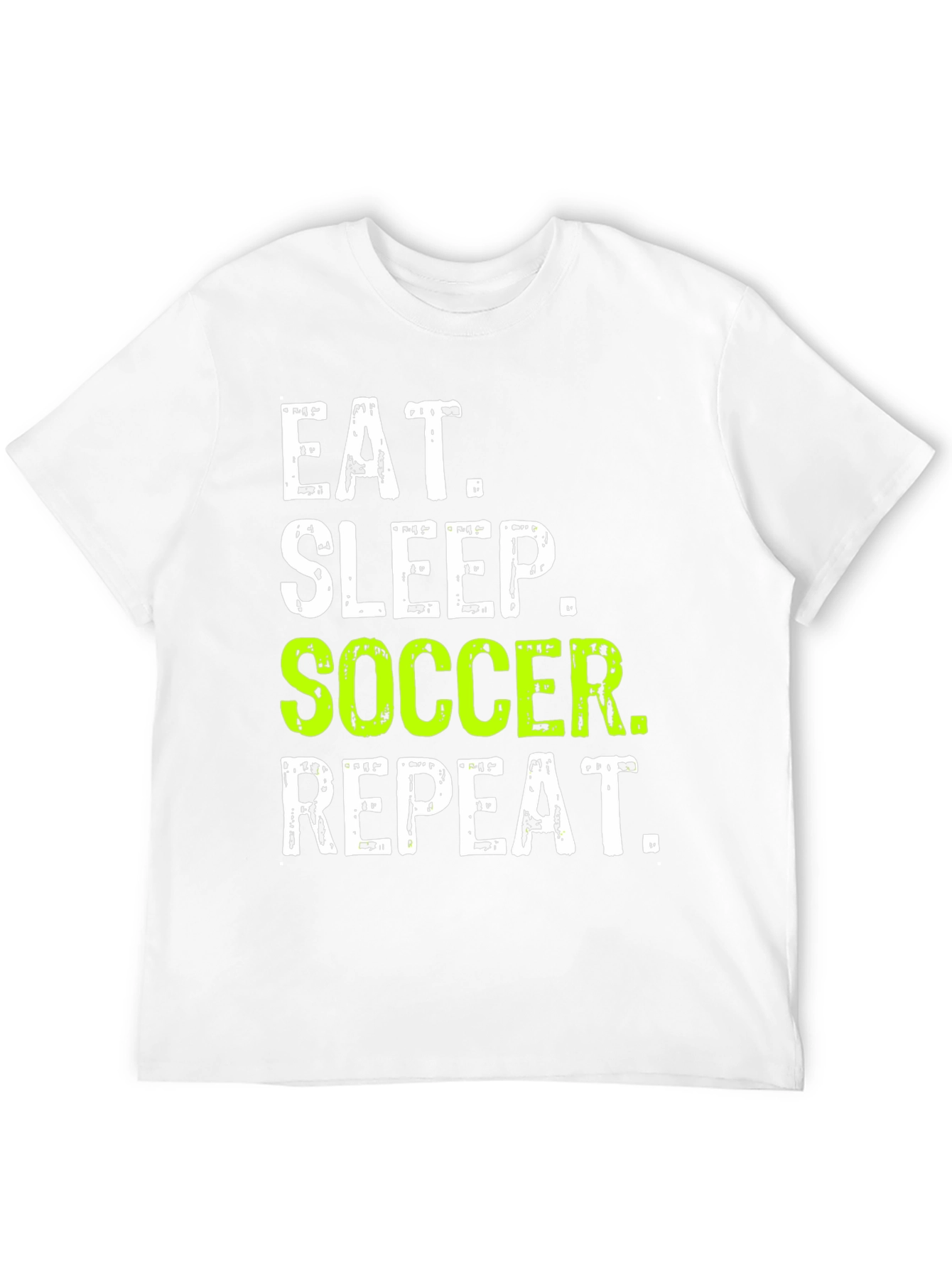 Eat Sleep Soccer Repeat Graphic Tee