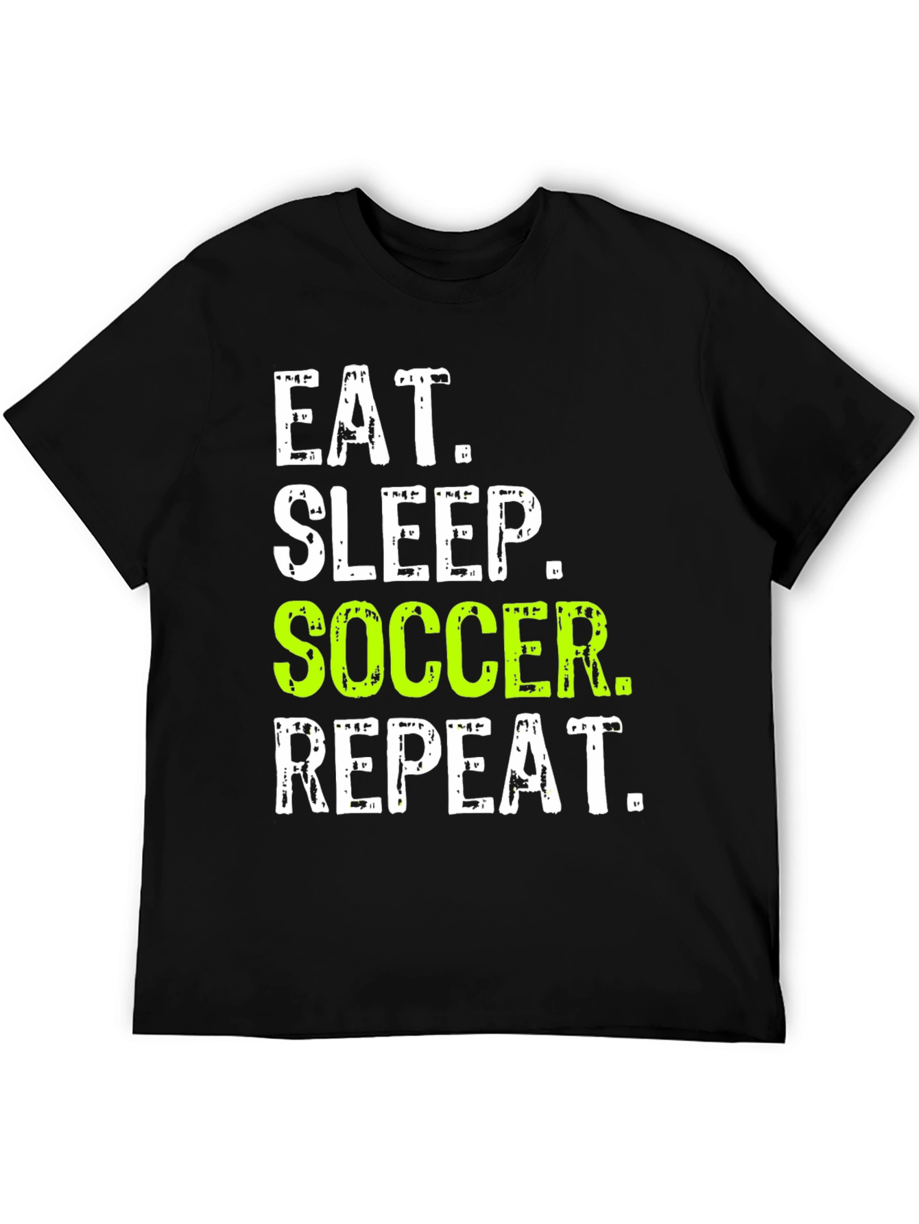 Eat Sleep Soccer Repeat Graphic Tee