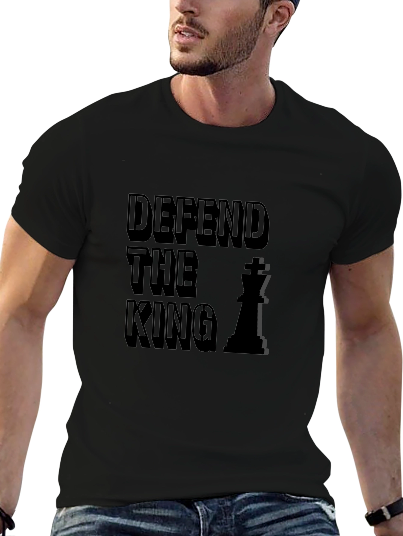 Defend The King Chess T-Shirt - Stylish Graphic Tee