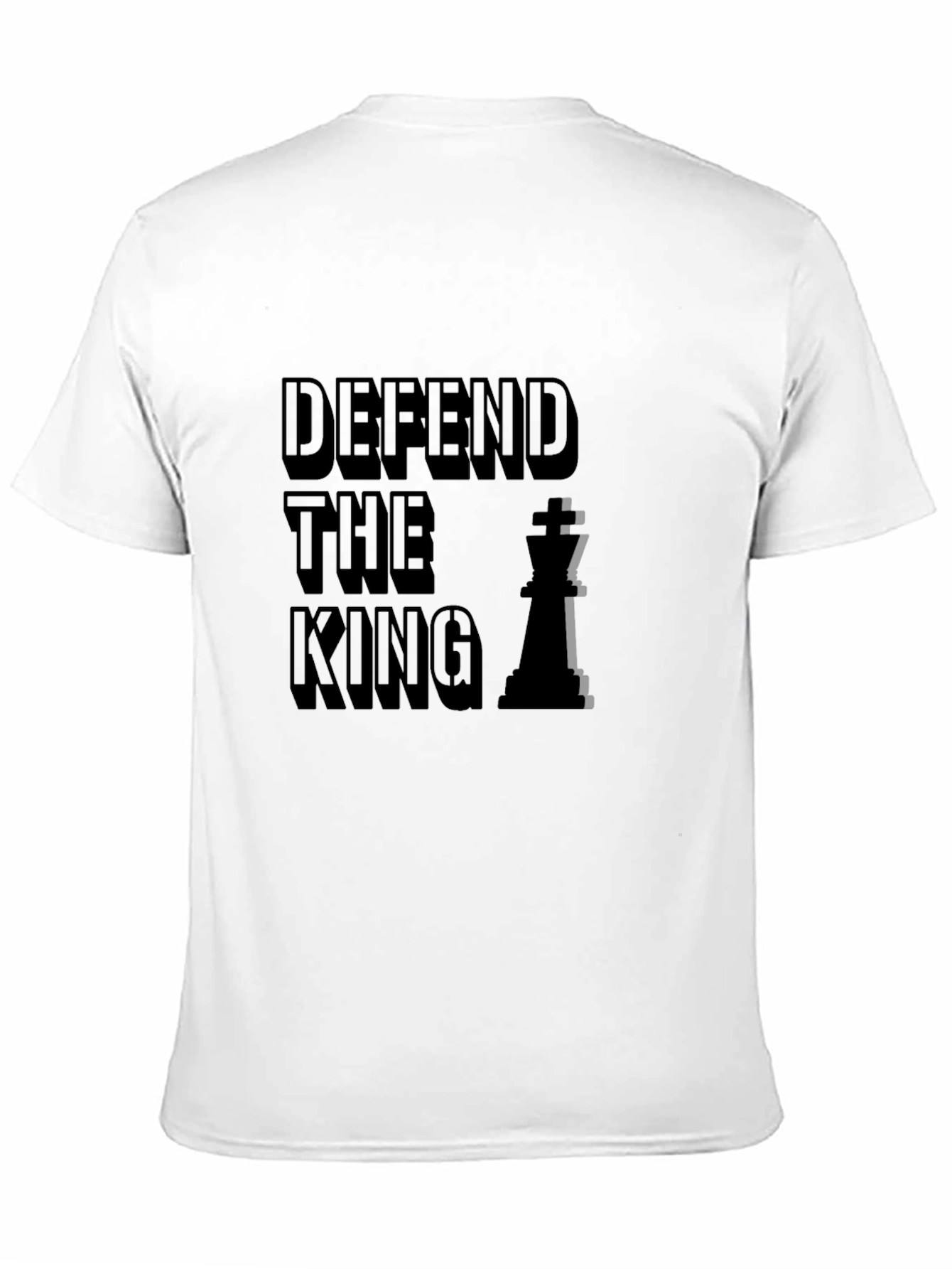 Defend The King Chess T-Shirt - Stylish Graphic Tee