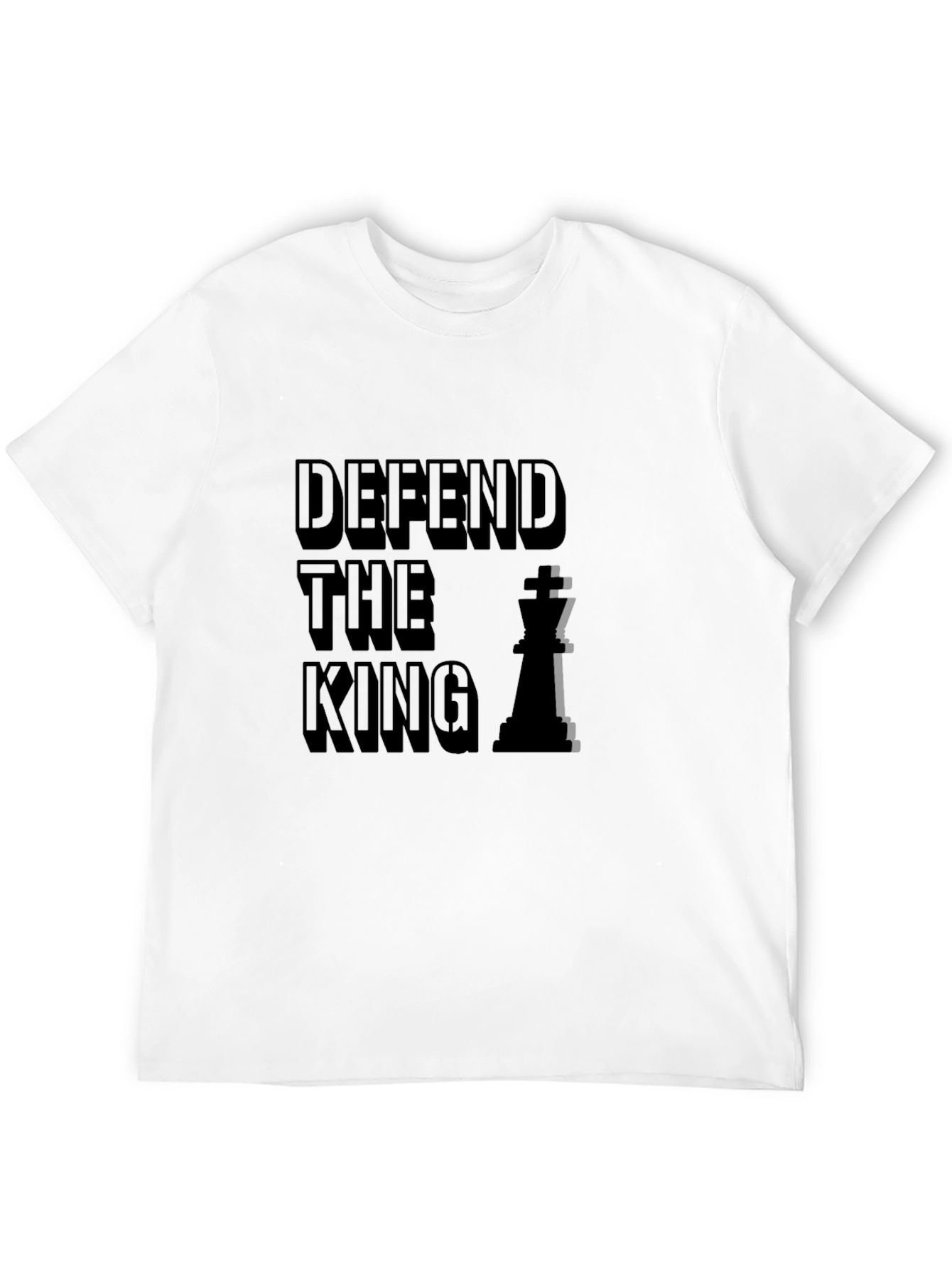 Defend The King Chess T-Shirt - Stylish Graphic Tee