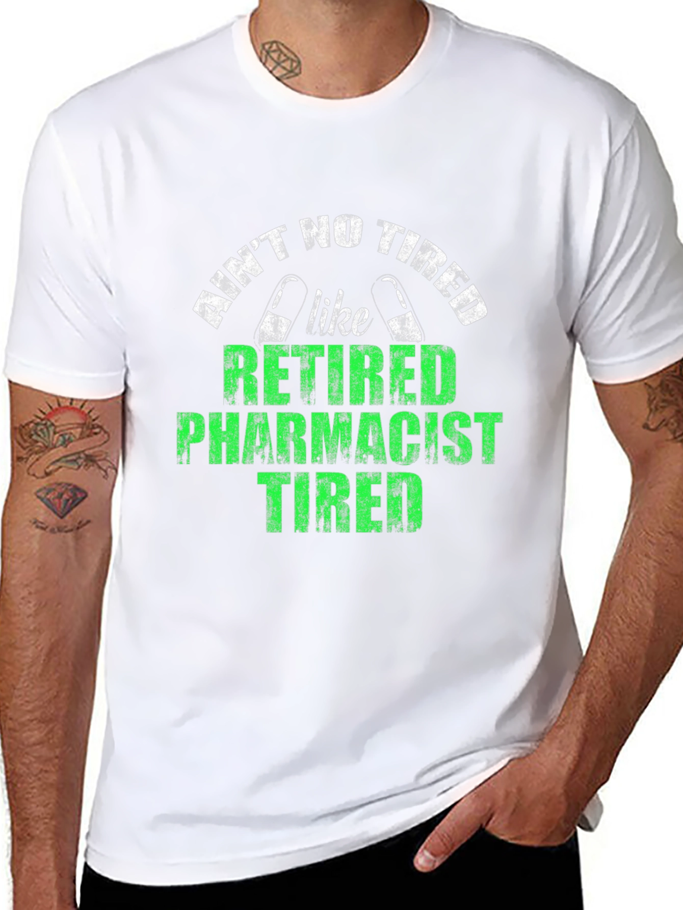 Retired Pharmacist Tired T-Shirt