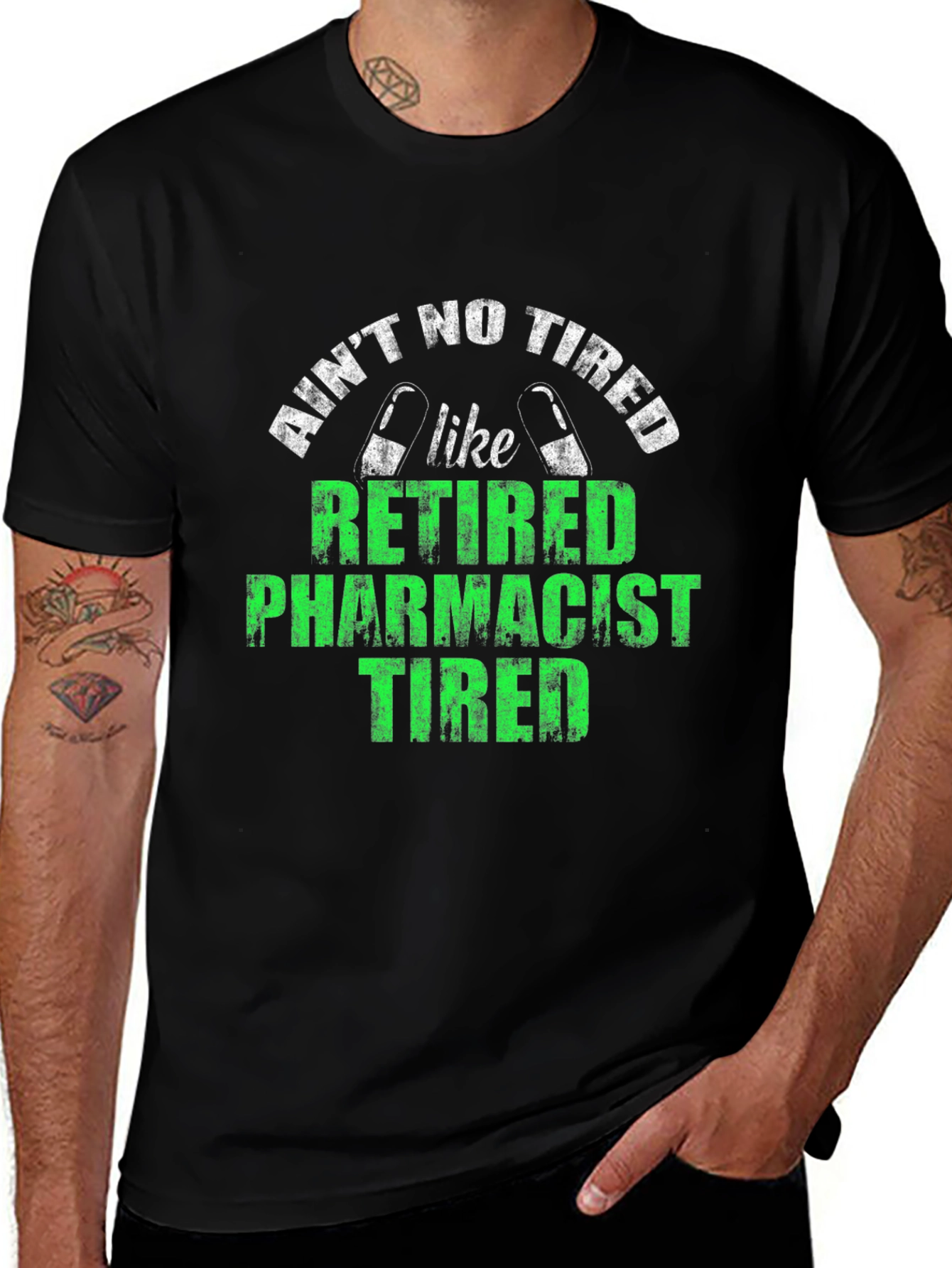 Retired Pharmacist Tired T-Shirt