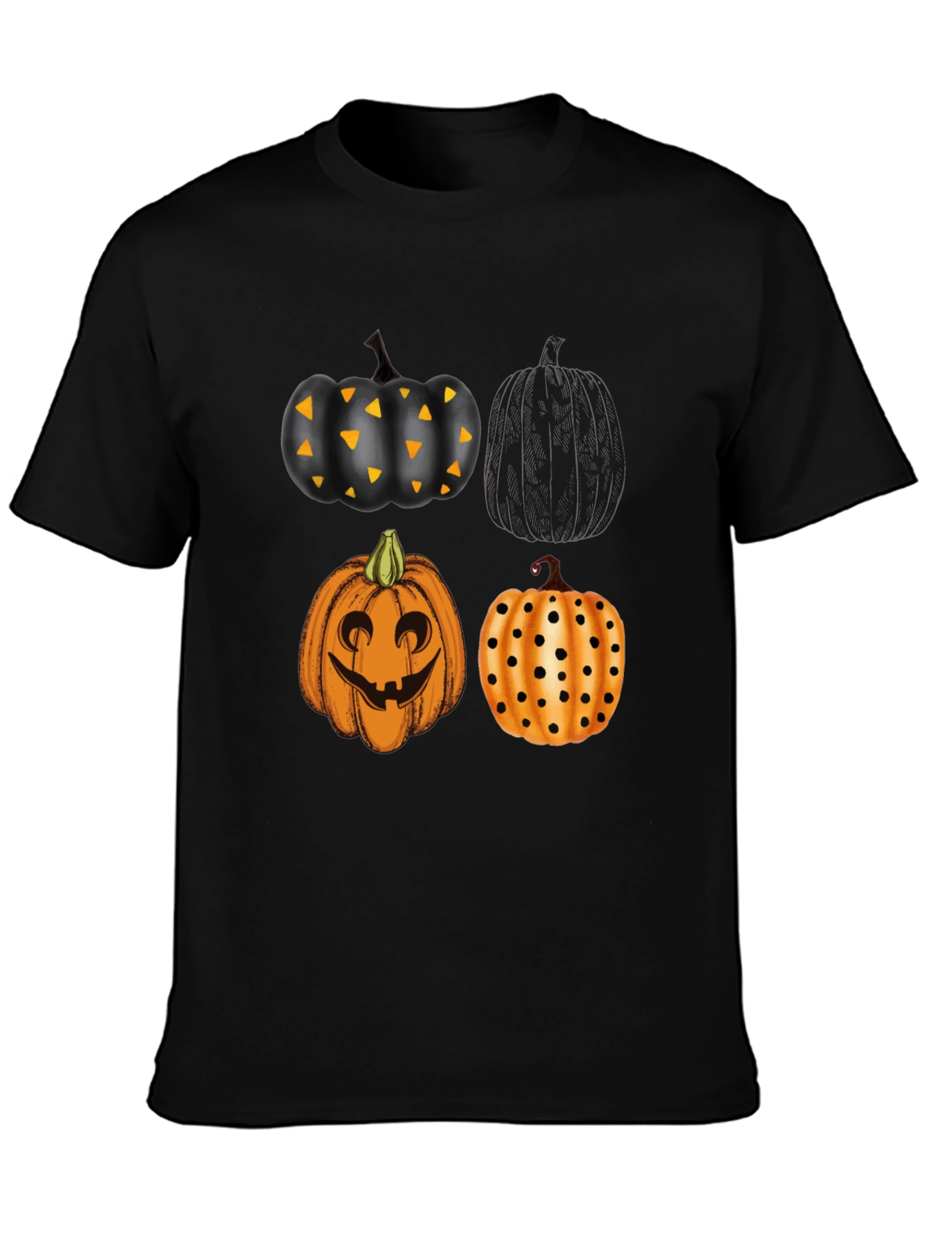 Halloween Pumpkin T-Shirt - Spooky Season Tee