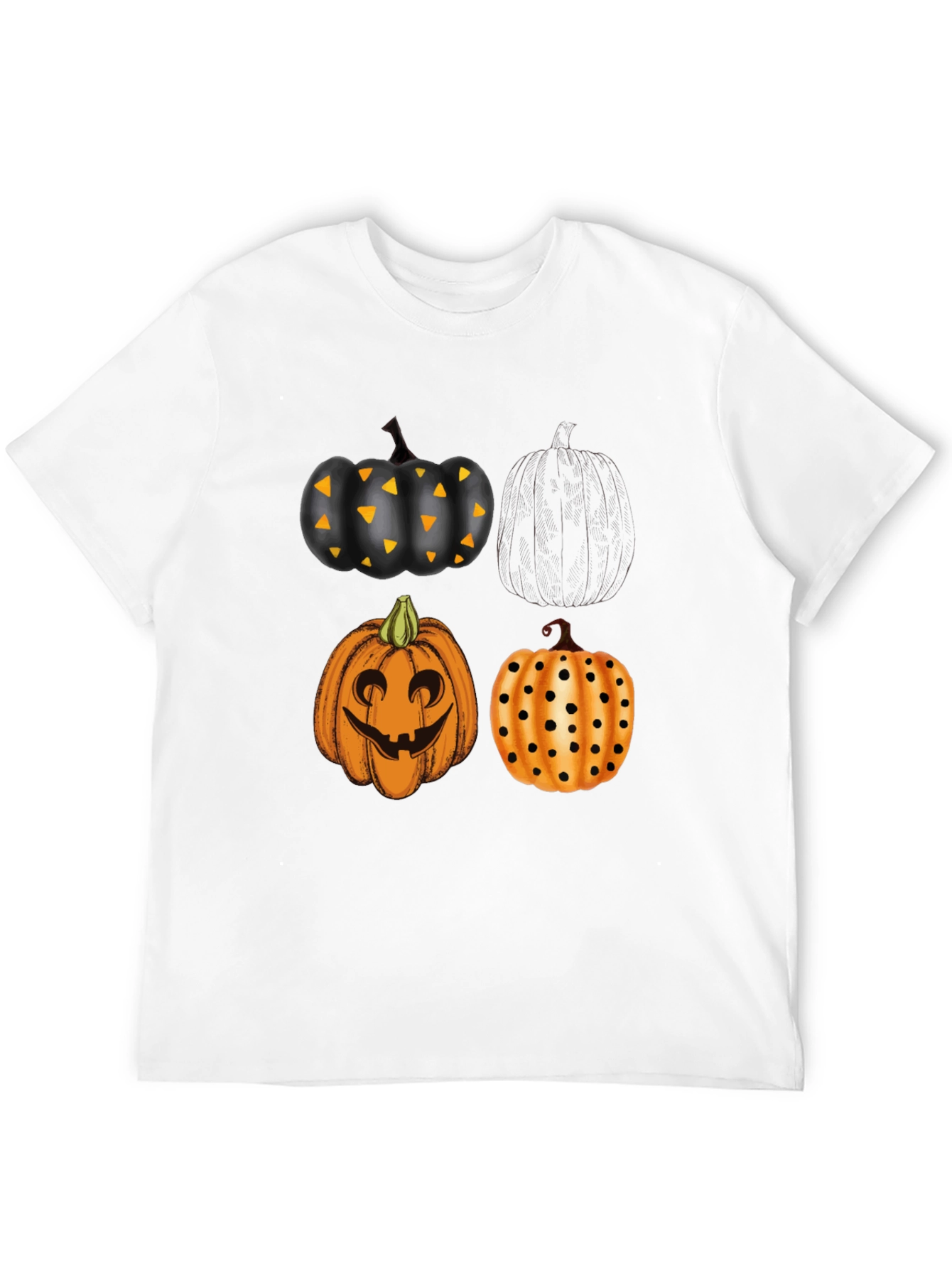 Halloween Pumpkin T-Shirt - Spooky Season Tee