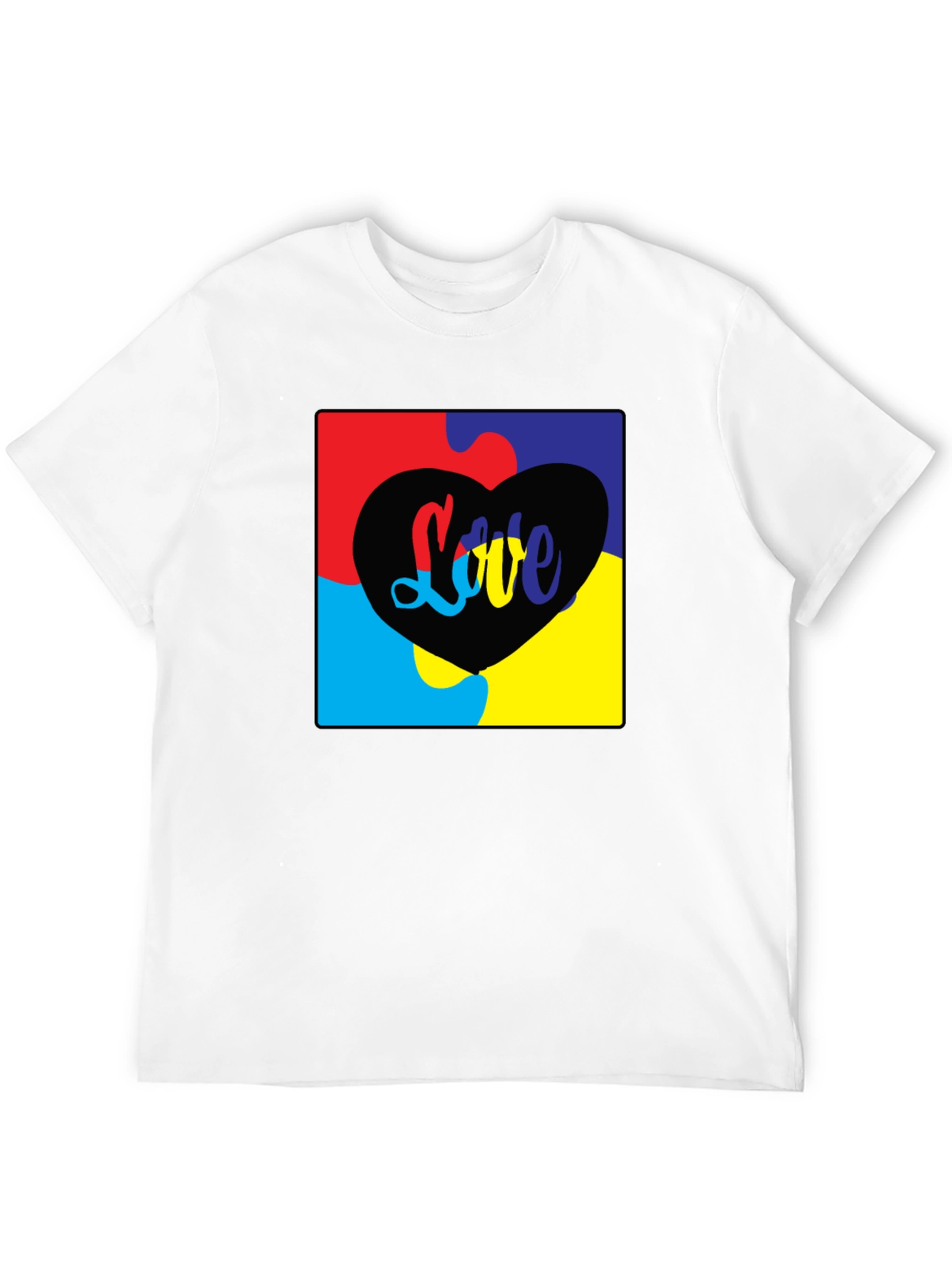 Love Autism Puzzle Piece T-Shirt