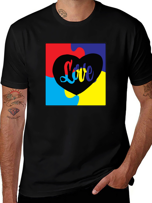 Love Autism Puzzle Piece T-Shirt