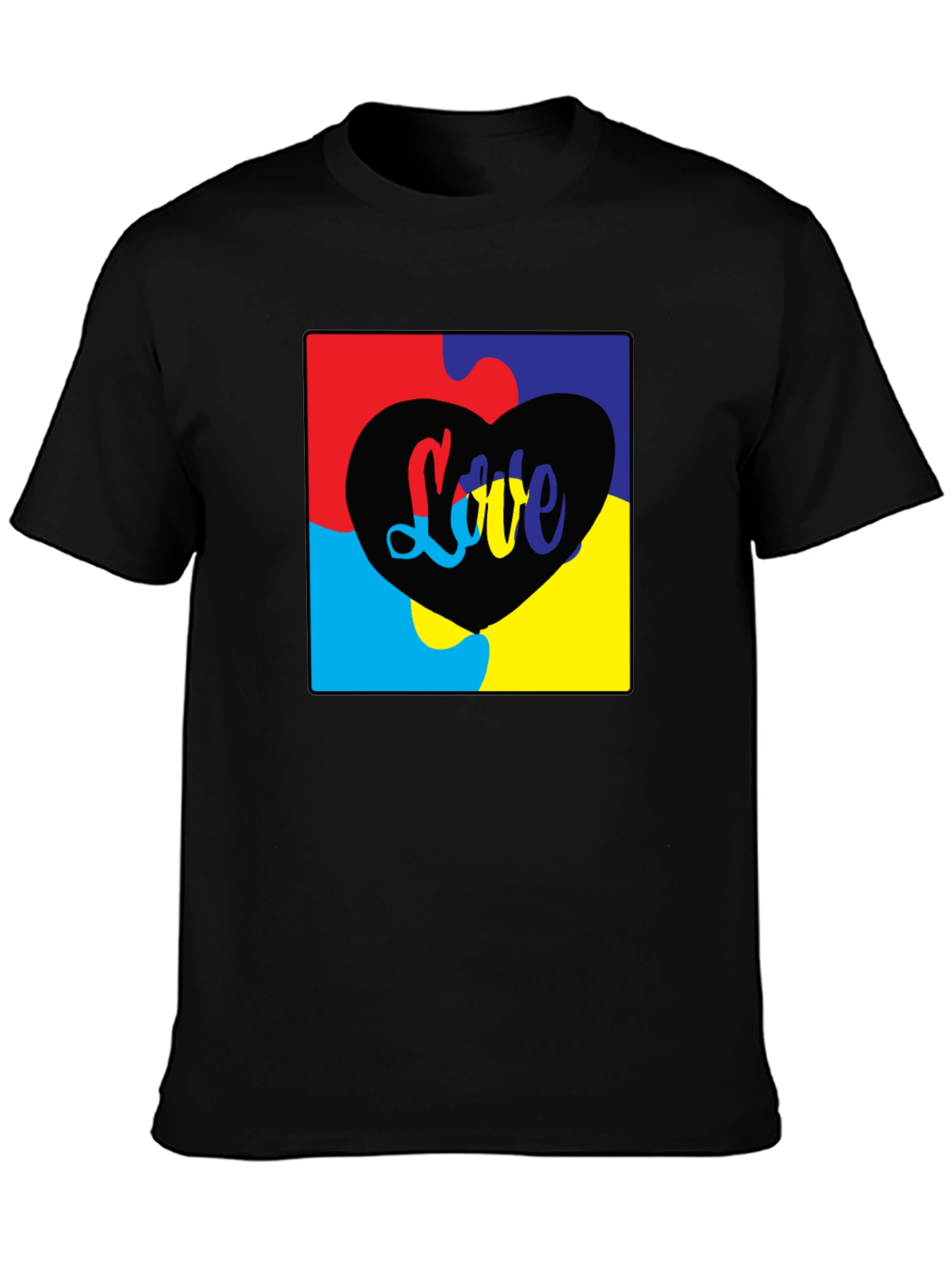 Love Autism Puzzle Piece T-Shirt