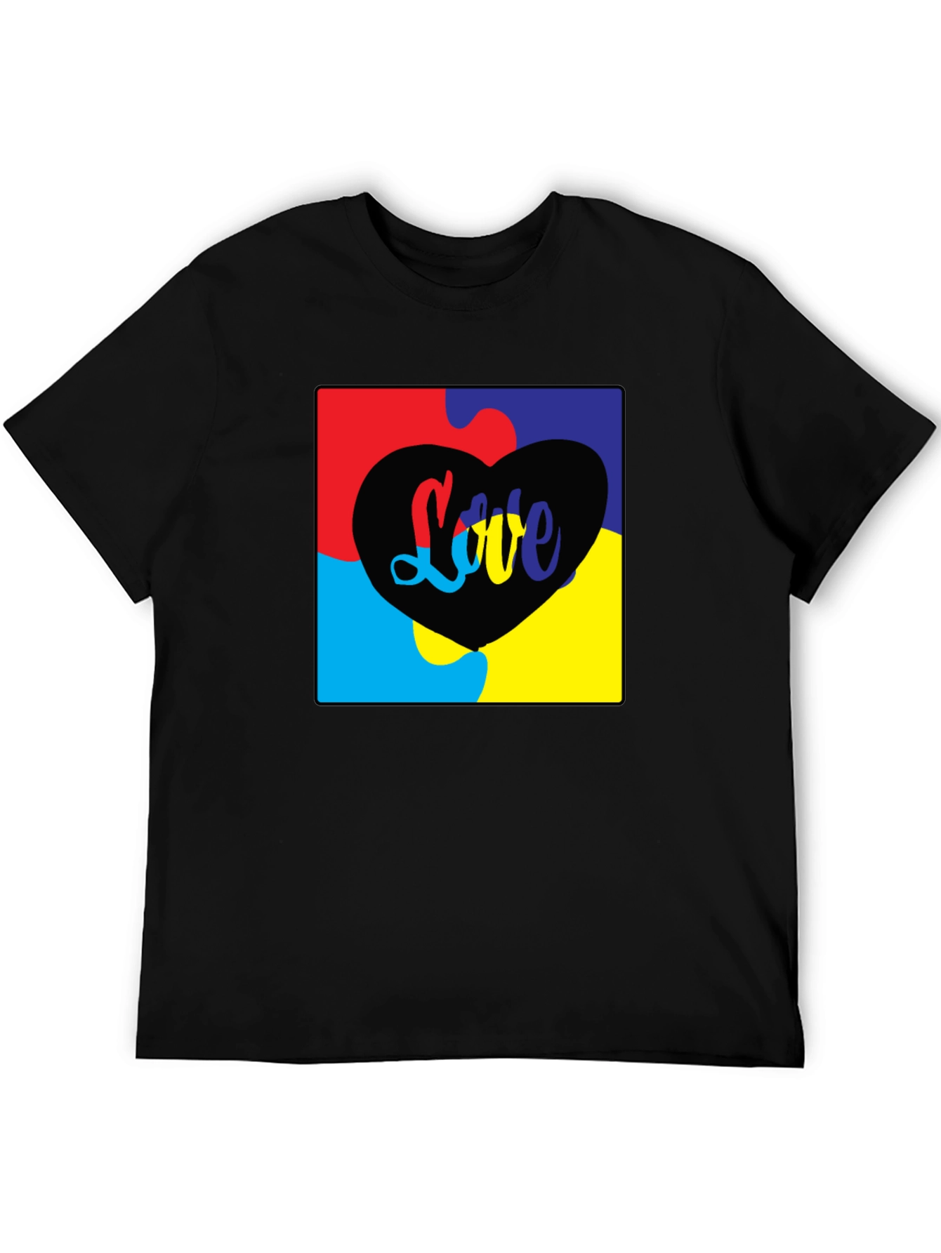 Love Autism Puzzle Piece T-Shirt