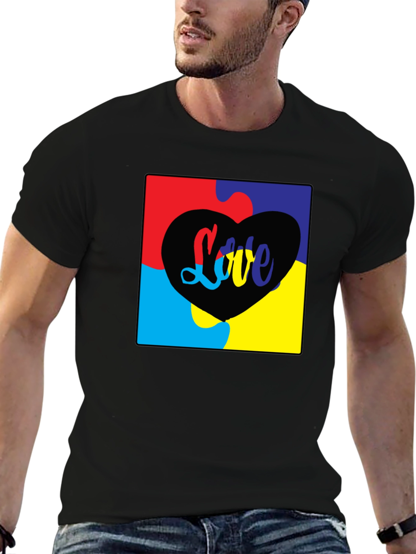 Love Autism Puzzle Piece T-Shirt