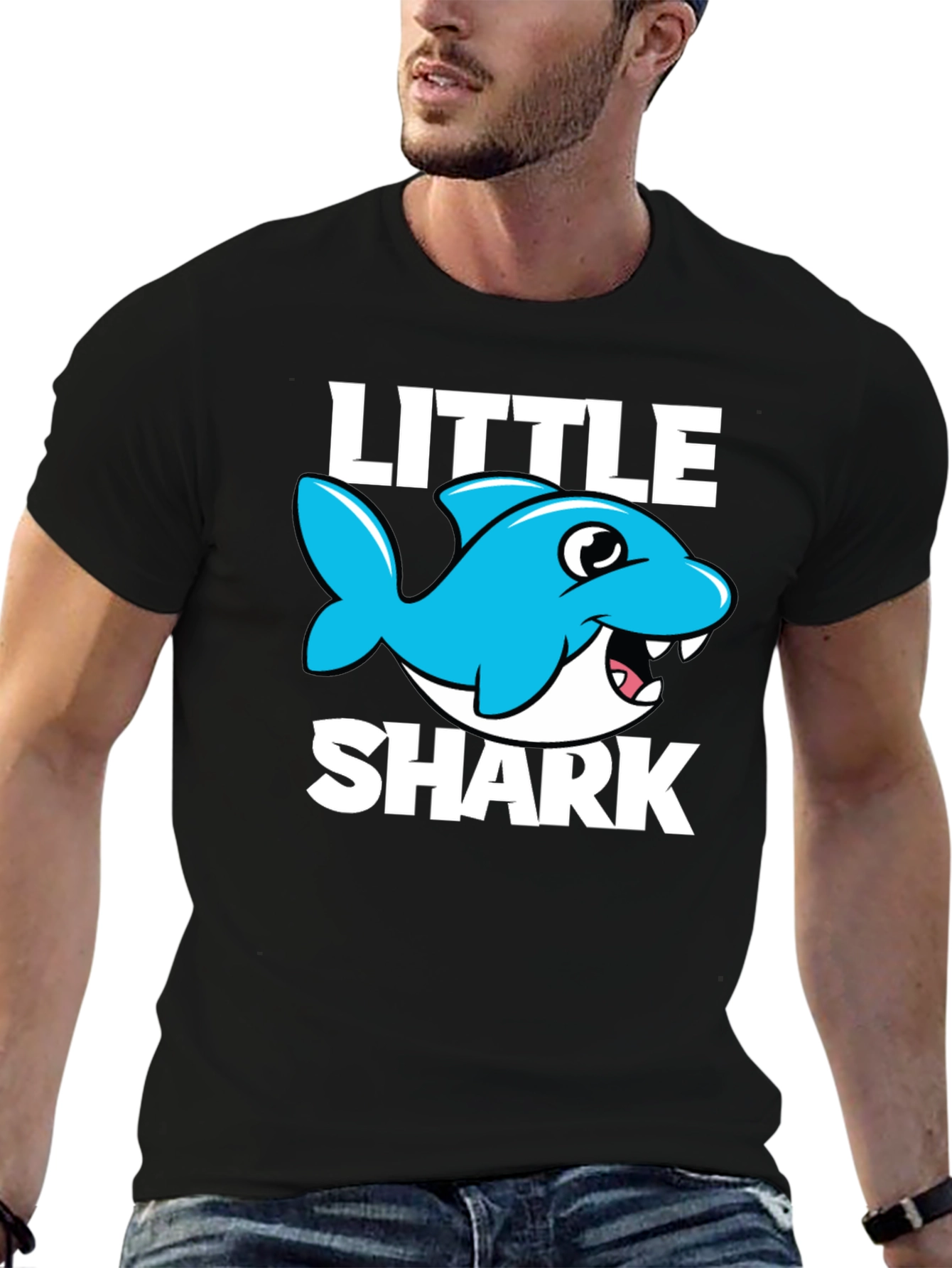 Little Shark Graphic Tee - Fun Kids T-Shirt