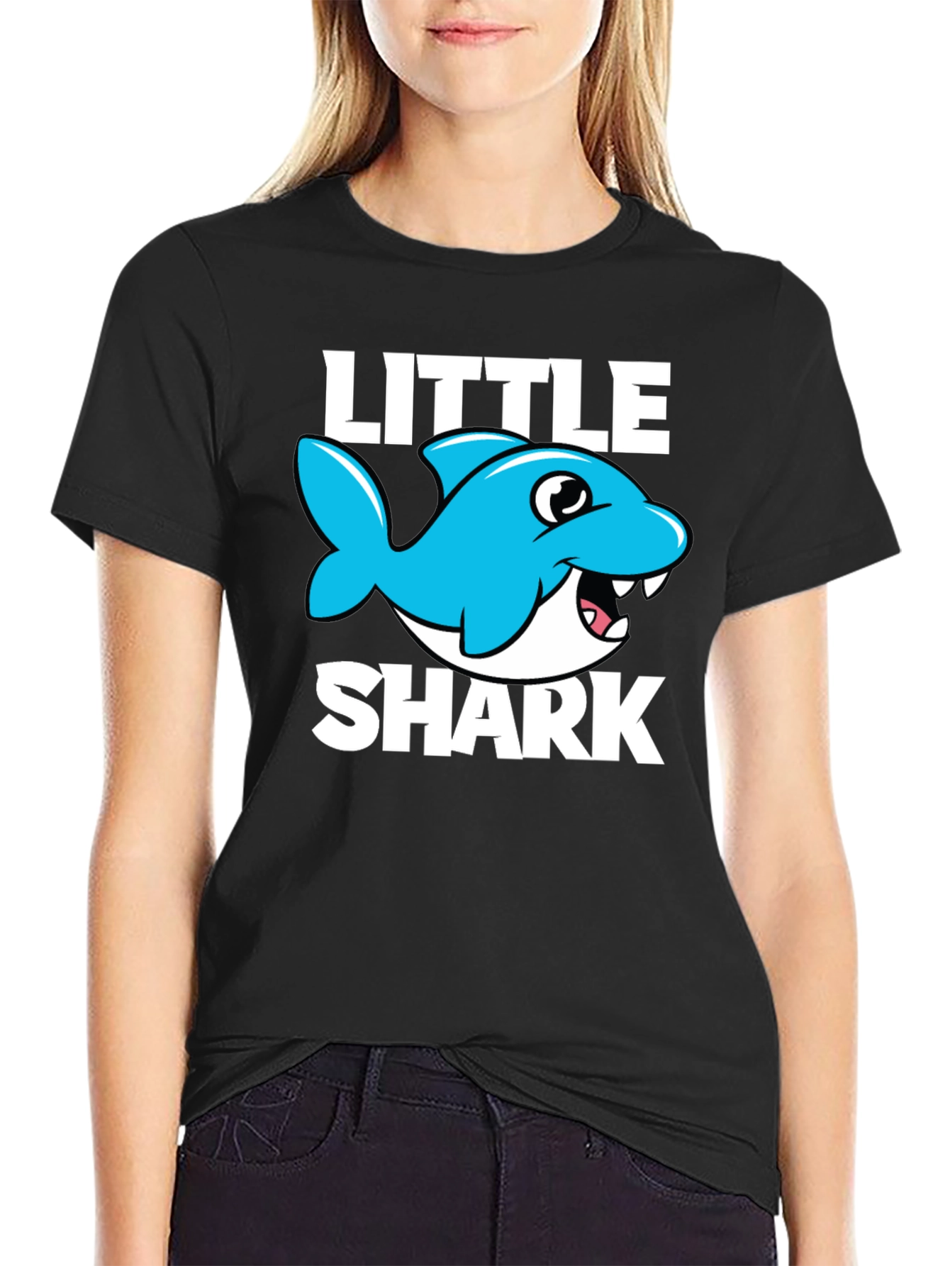 Little Shark Graphic Tee - Fun Kids T-Shirt