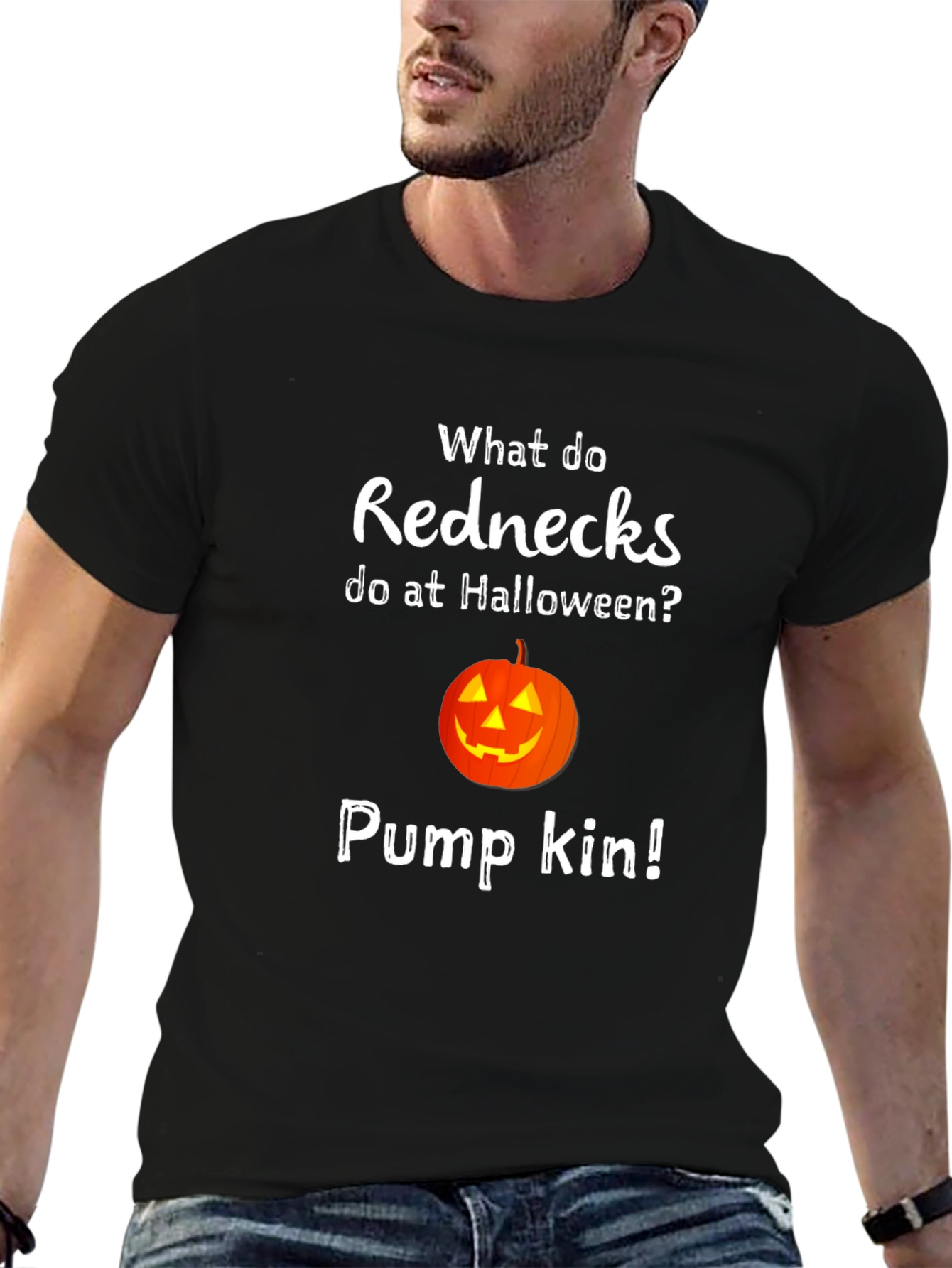 Redneck Halloween Pumpkin Pun T-Shirt