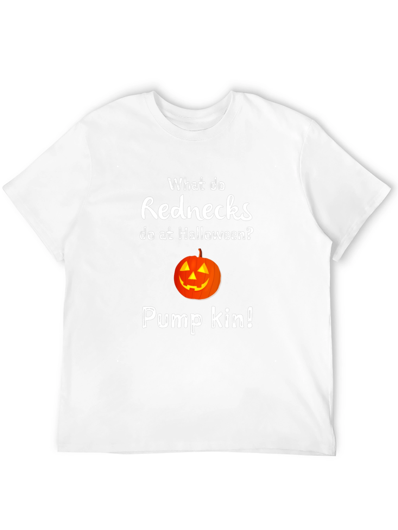Redneck Halloween Pumpkin Pun T-Shirt