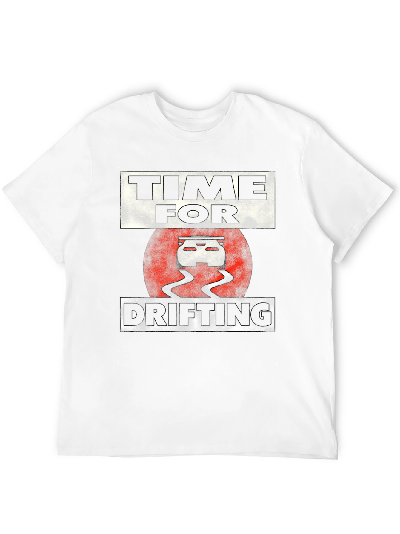 Time For Drifting T-Shirt - Black Graphic Tee