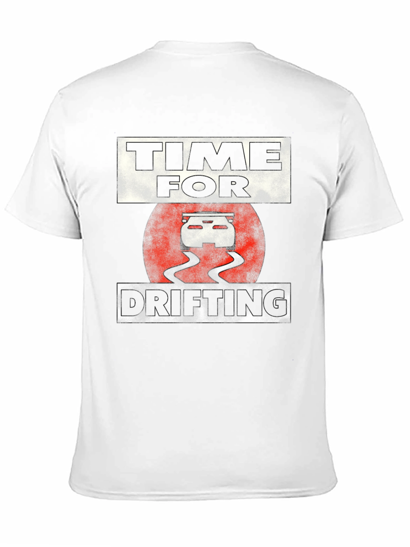 Time For Drifting T-Shirt - Black Graphic Tee