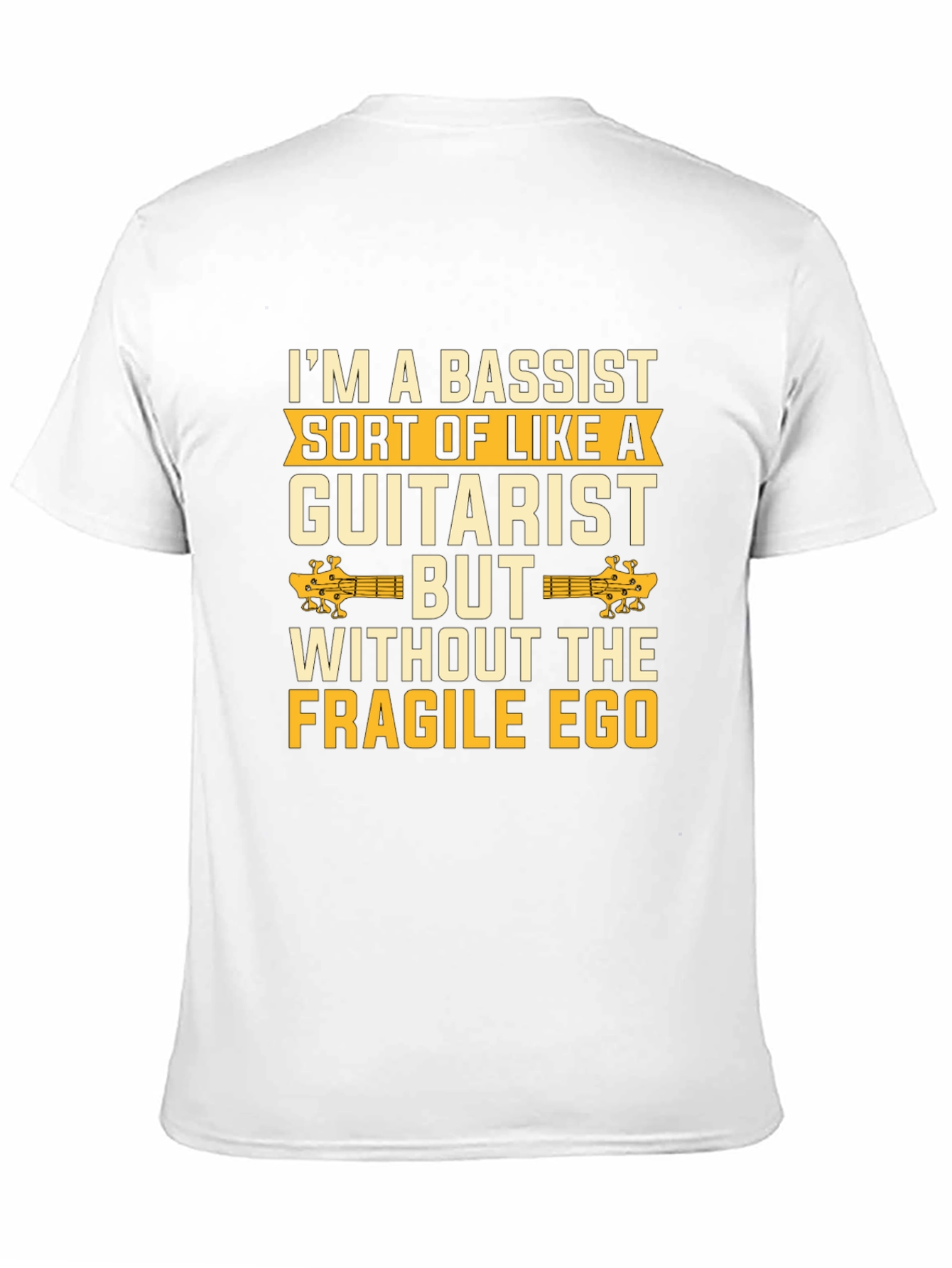 Bassist vs Guitarist Humor Graphic Tee