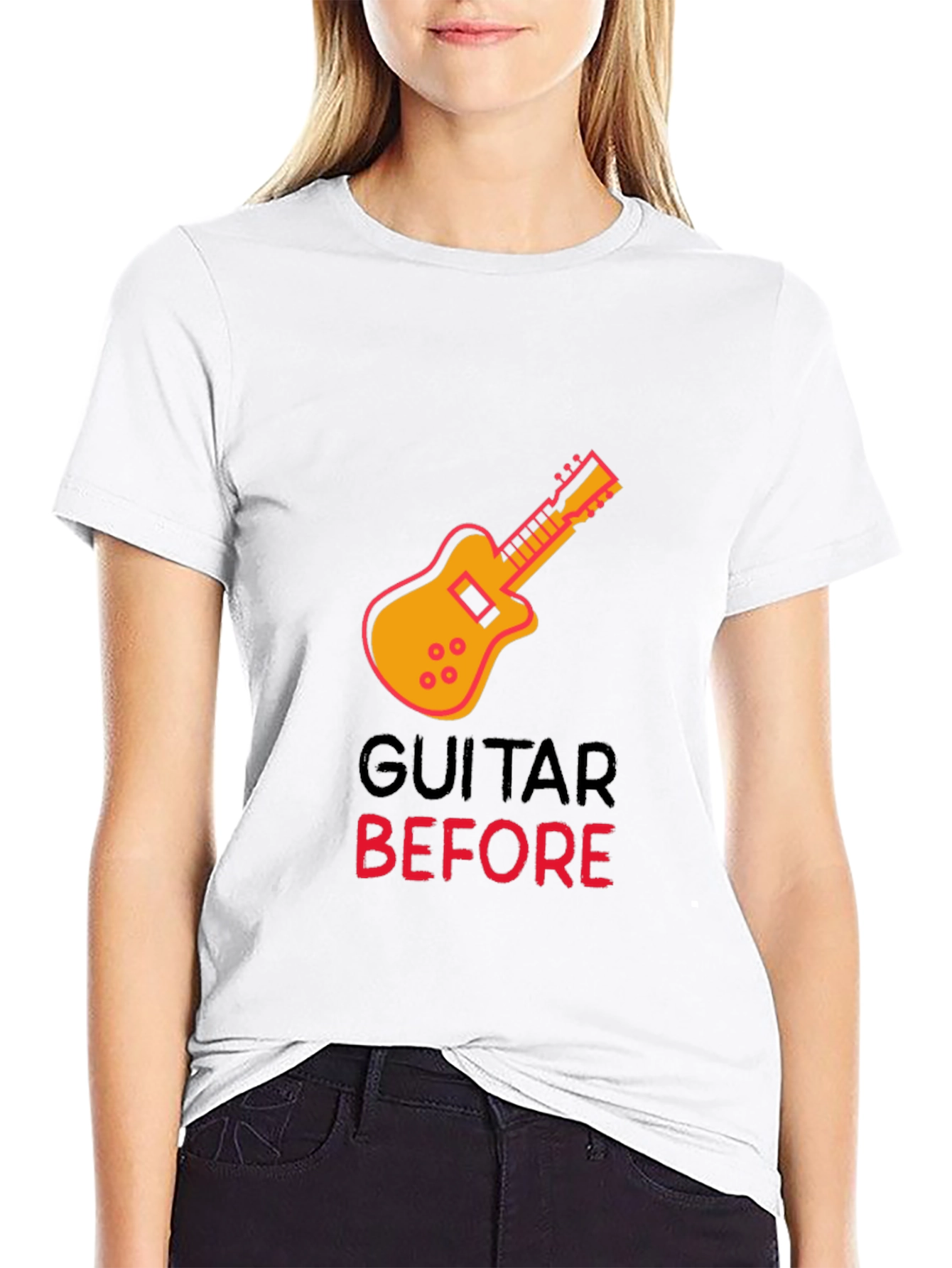 Guitar Before T-Shirt - Musician Tee