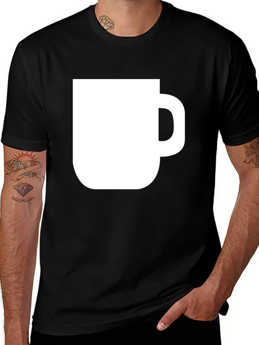 Coffee Mug Graphic Tee - Soft Cotton Blend T-Shirt