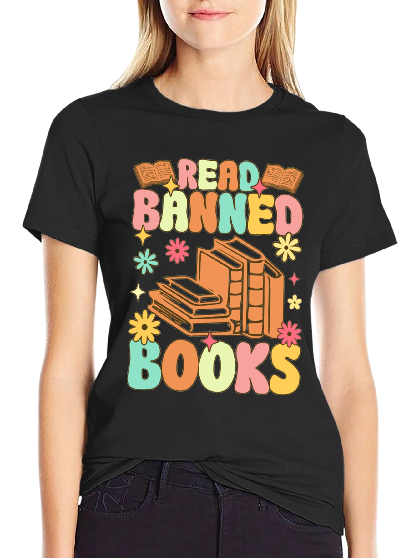 Read Banned Books T-Shirt Retro Graphic Tee