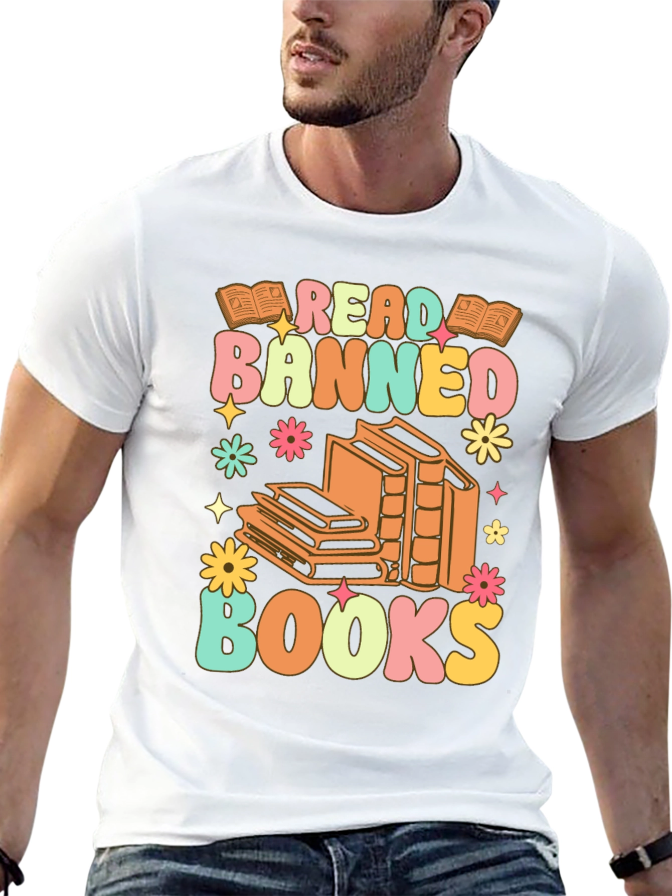 Read Banned Books T-Shirt Retro Graphic Tee