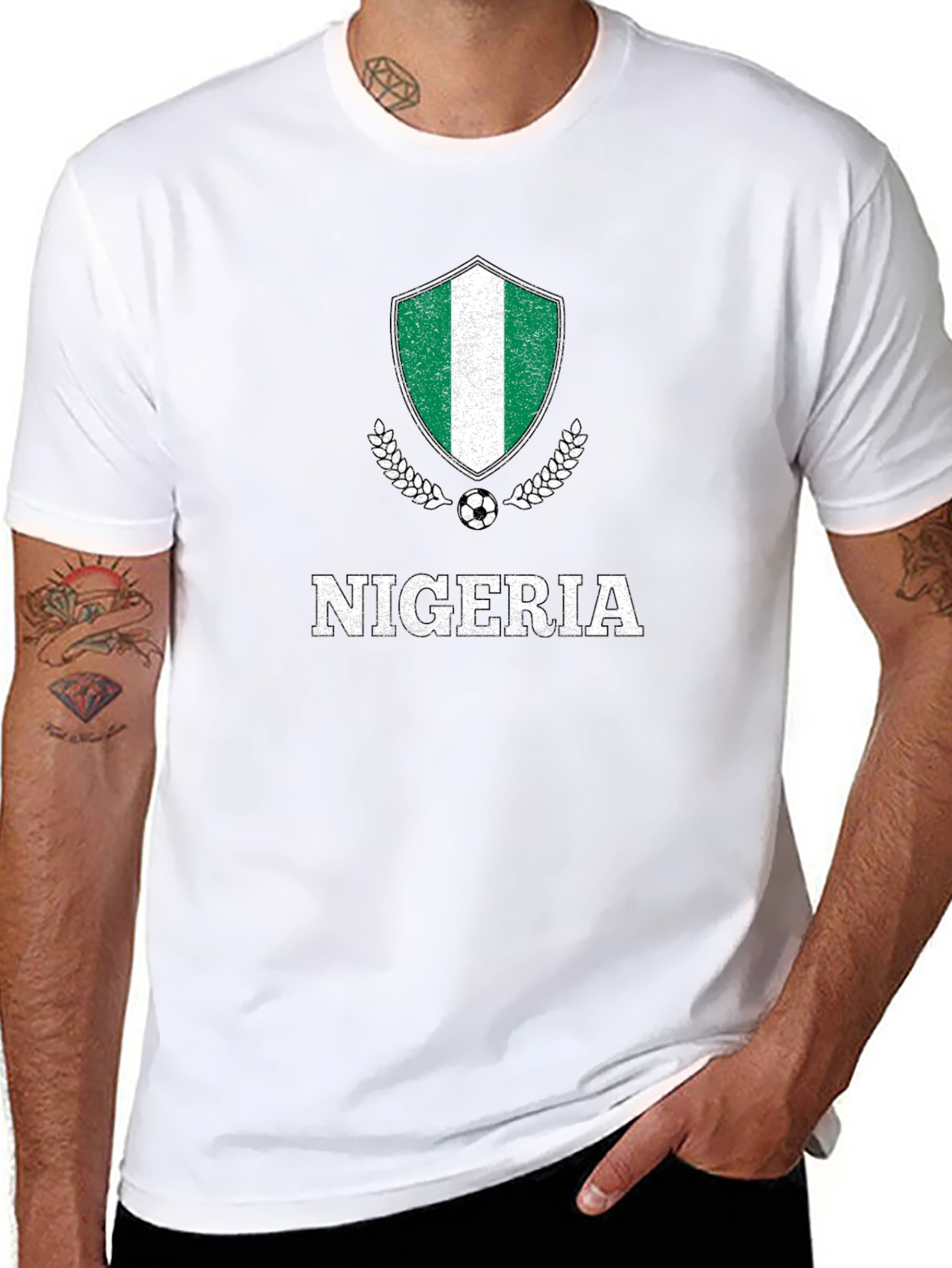 Nigeria Soccer T-Shirt - Country Pride Tee