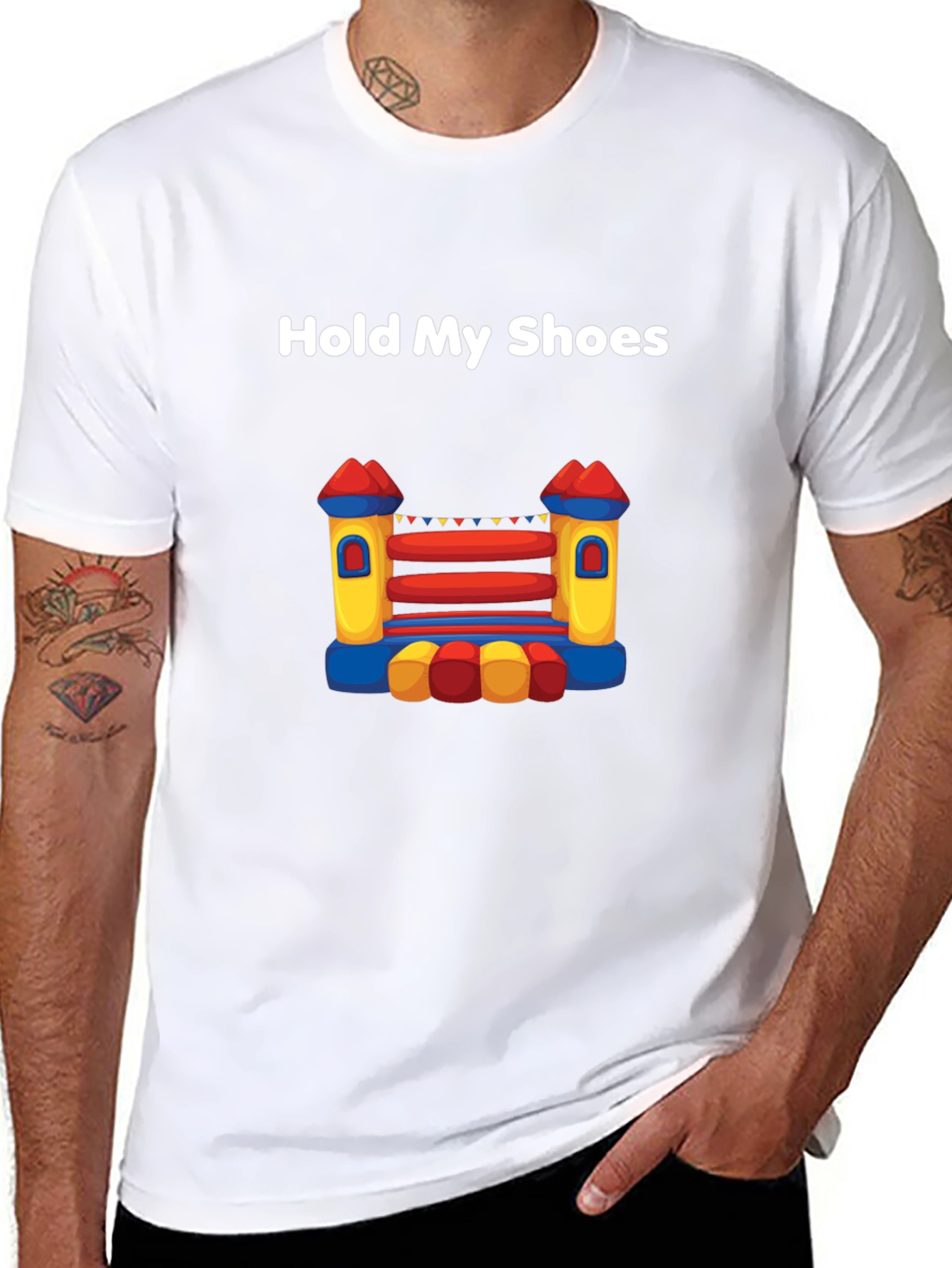 Hold My Shoes Inflatable T-Shirt