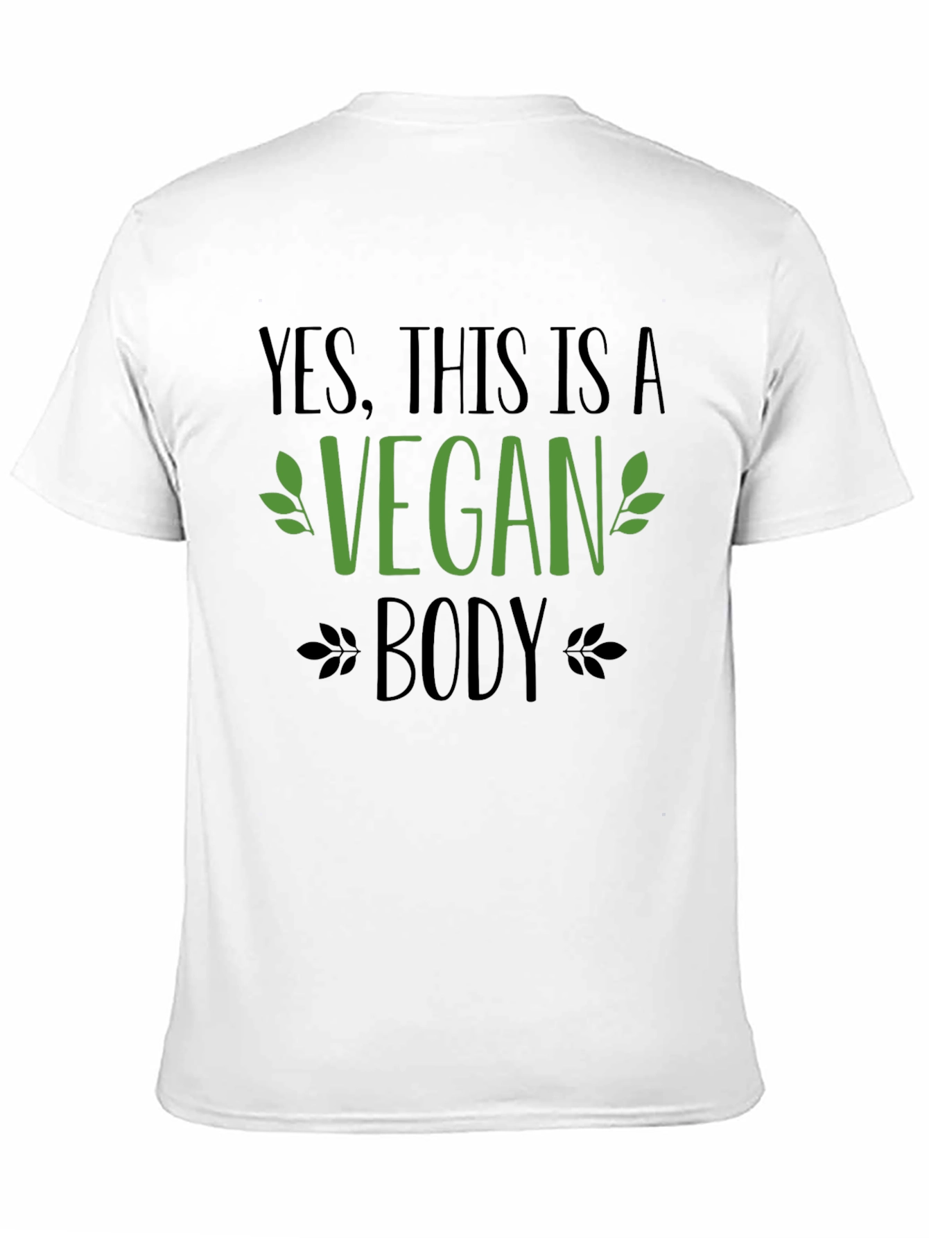 Vegan Body T-Shirt - Stylish Vegan Statement Tee