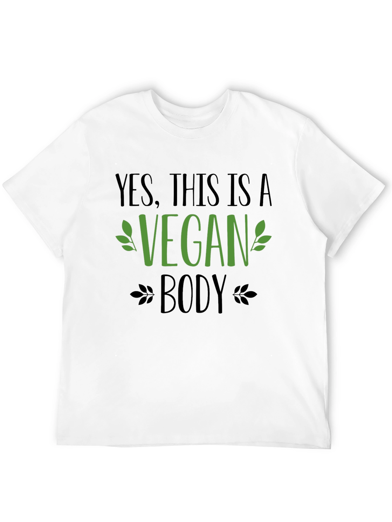 Vegan Body T-Shirt - Stylish Vegan Statement Tee